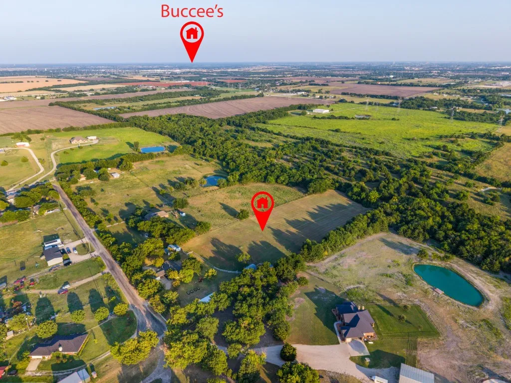 From 1138 and 66, turning right you go to Fate and I-30 and turn left and you head into Royse City (and Erby Campbell/Walmart).  All the city amenities you need in a 10 minute drive from your private secluded sanctuary.