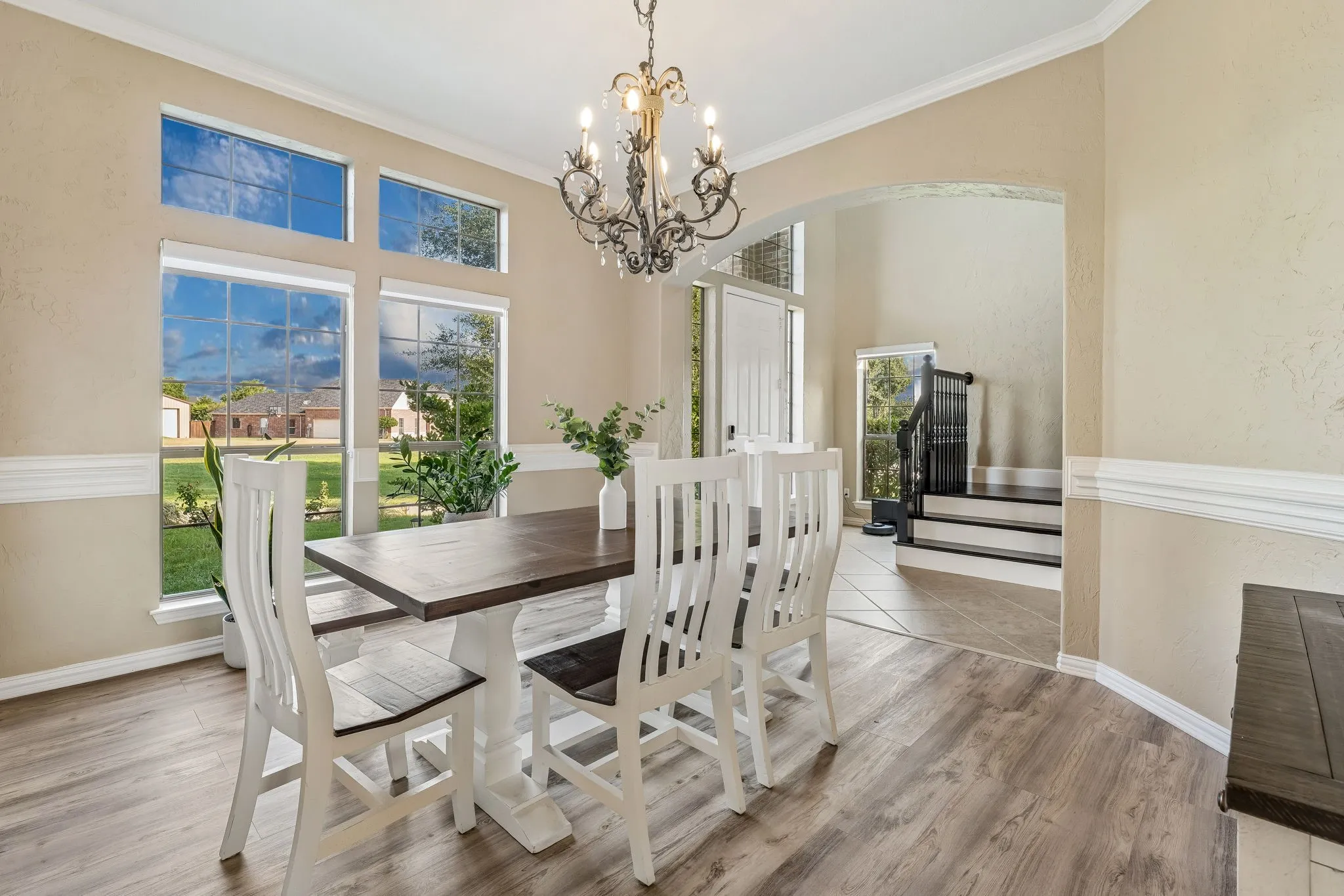 Formal dining room just off the entry way.