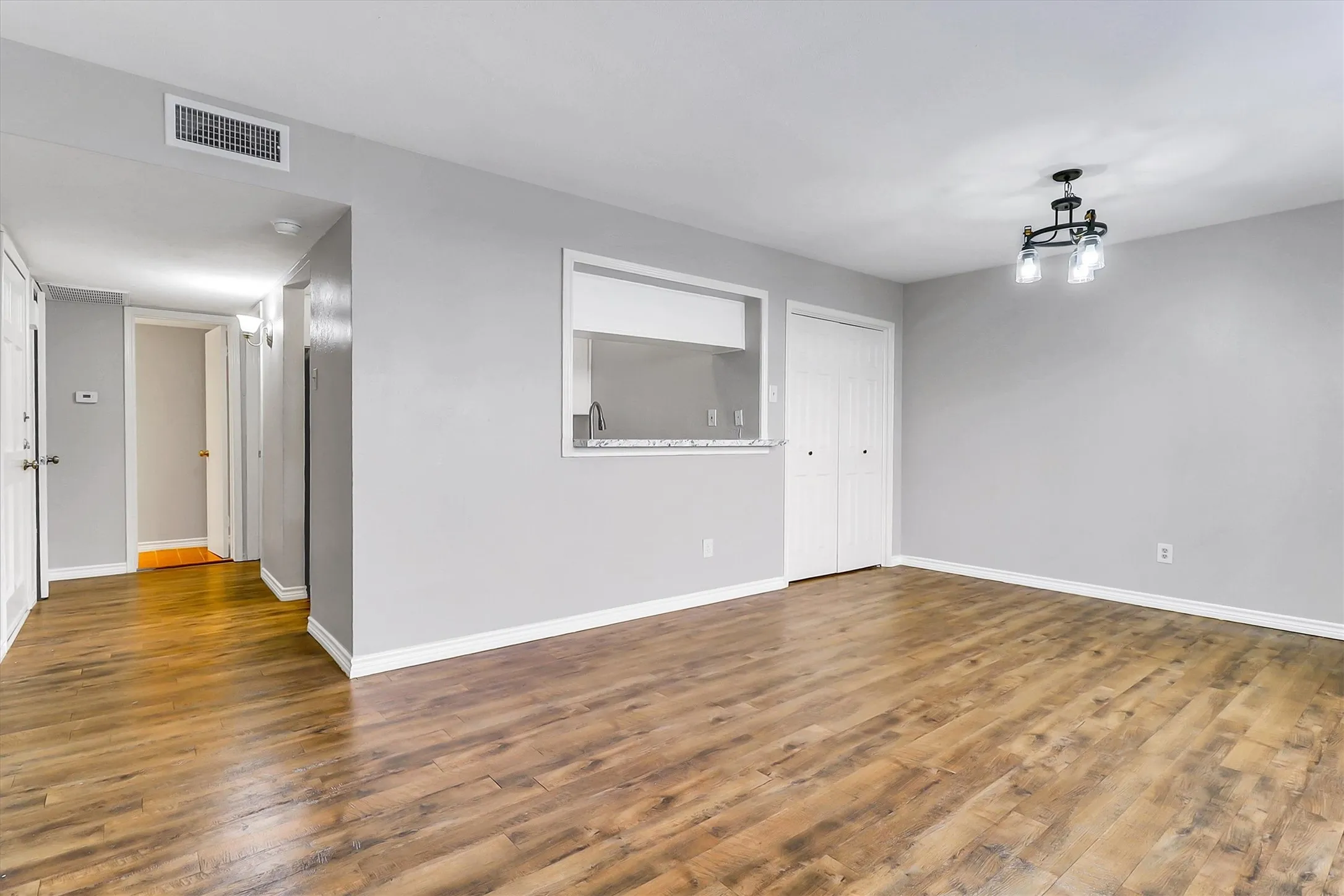 Light, bright, and open living area