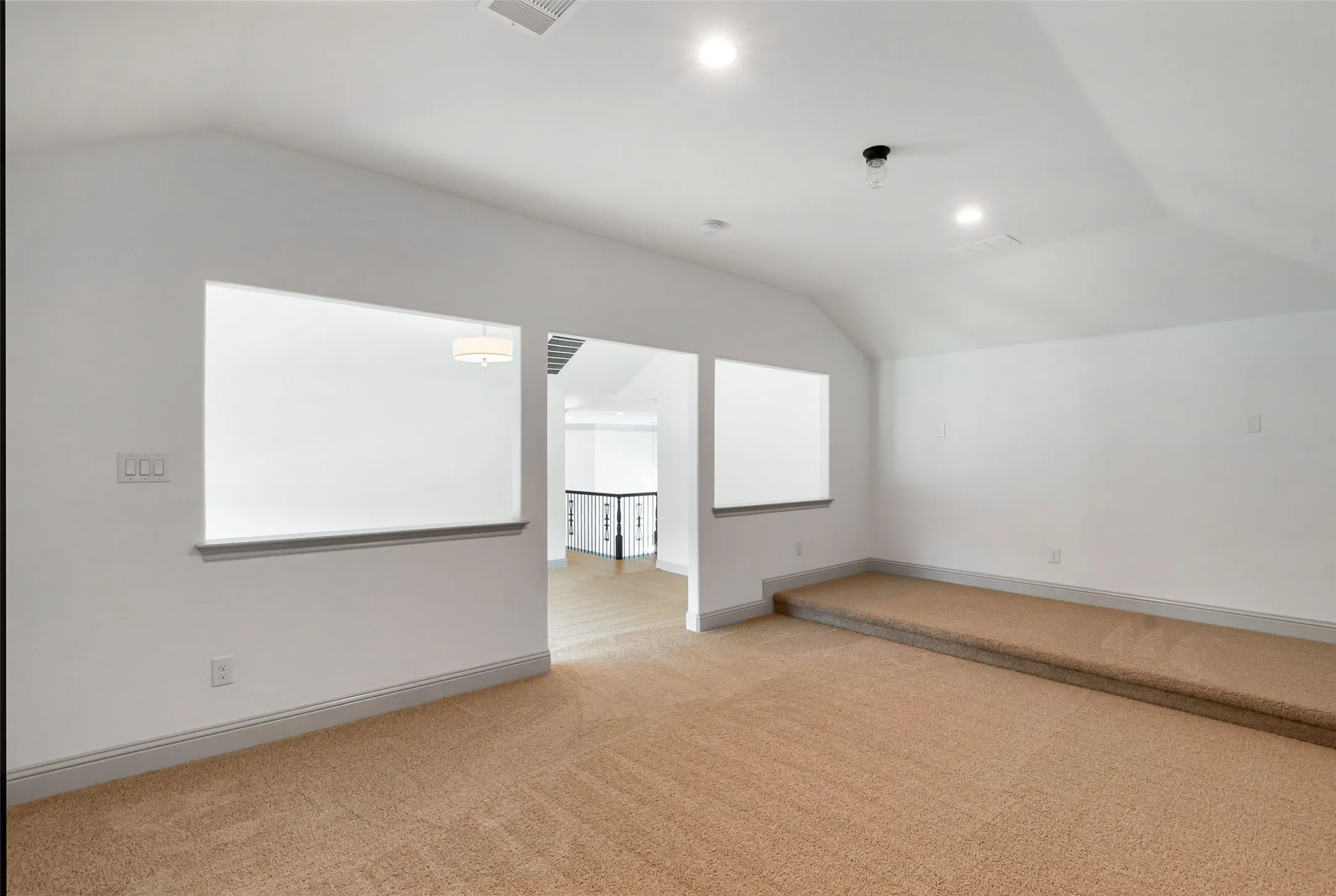 Media Room overlooking the game room