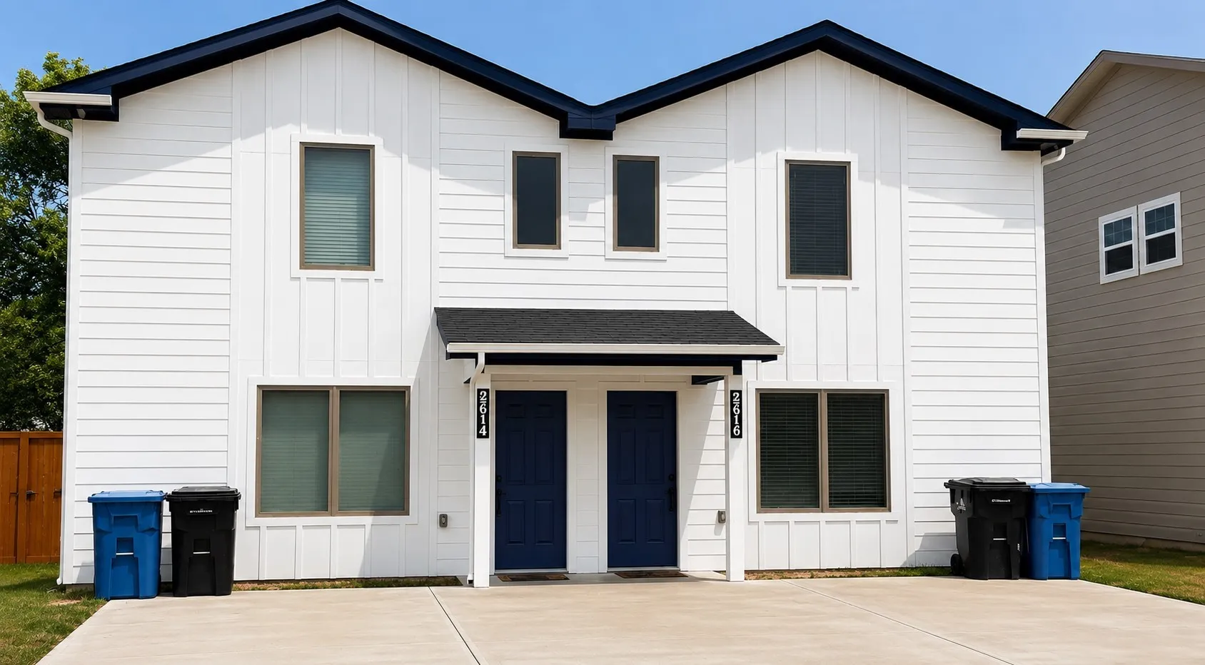 Duplex For Sale in Grayson County , 2614 & 2616 S Fannin Avenue, Denison, Texas 75020, 6 Bedroom, 6 Bathroom, Garage spaces, 0 Sqft, built in 2022, mls#21347089, Real Estate Agent in Denison, Homes For Sale in Grayson county, Homes For Sale in Denison, Realtor in Denison Texas, Real Estate Brokerage Independent Realty Texas, Luminita Cordes Realtor