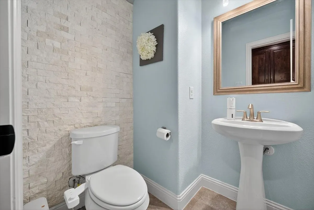 1st floor half bath