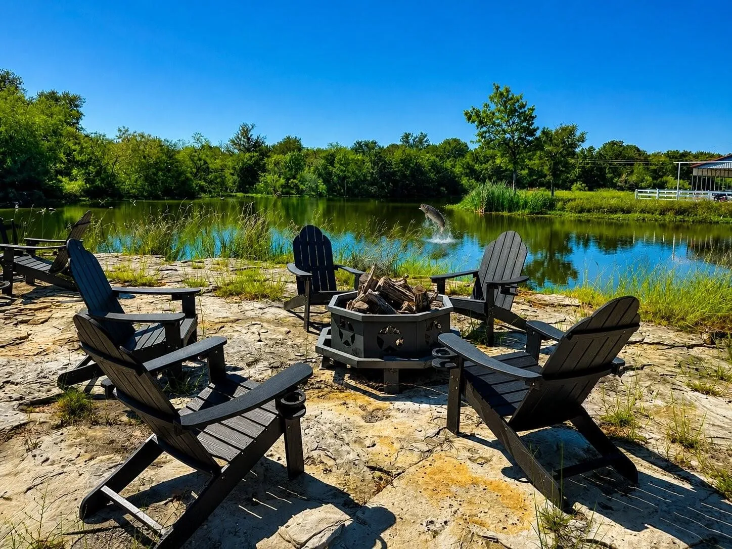 Natural Pond at shared community center