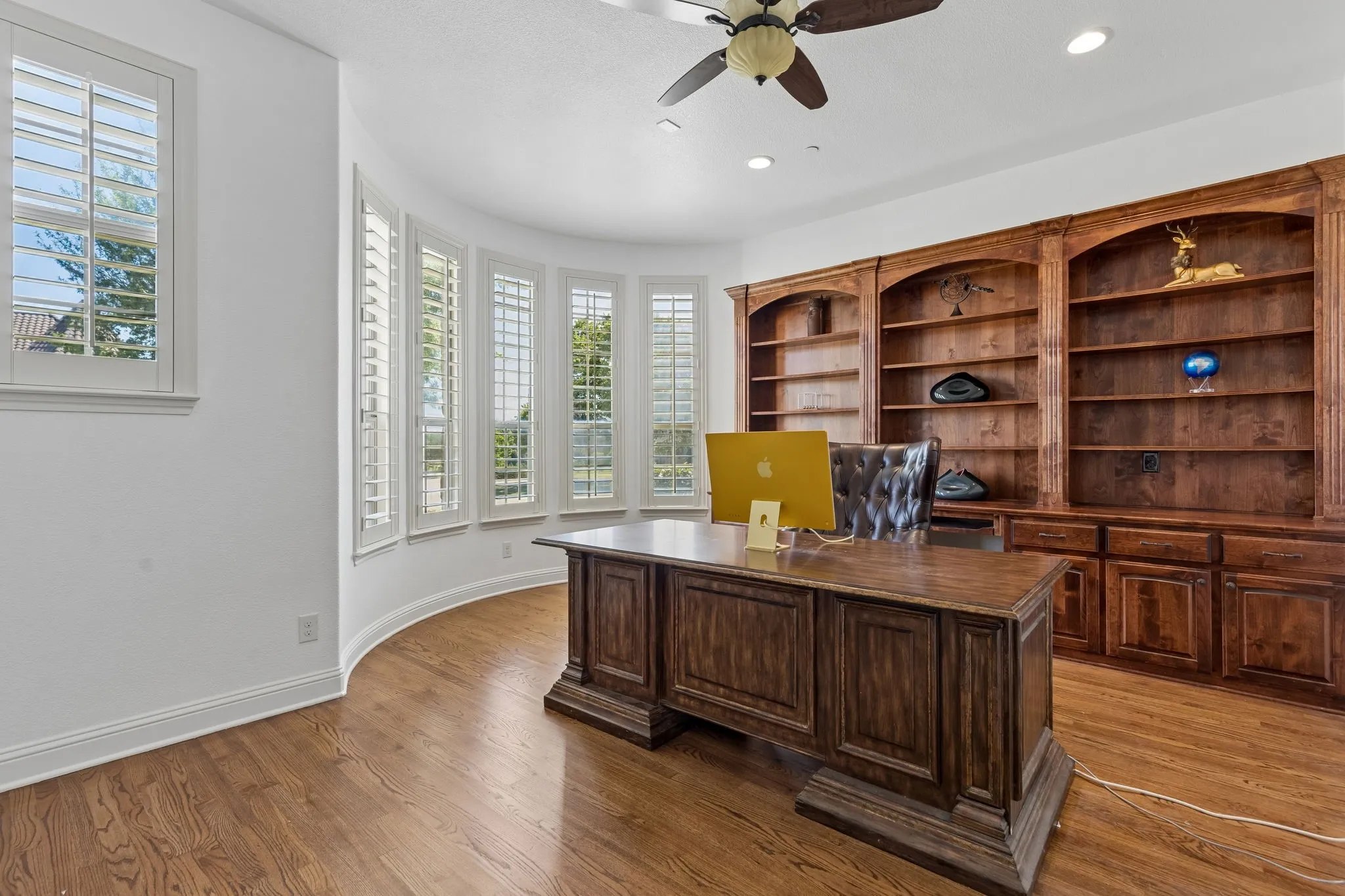 Dedicated study sits at homes entry and provides complete solitude for the perfect WFH scenario!