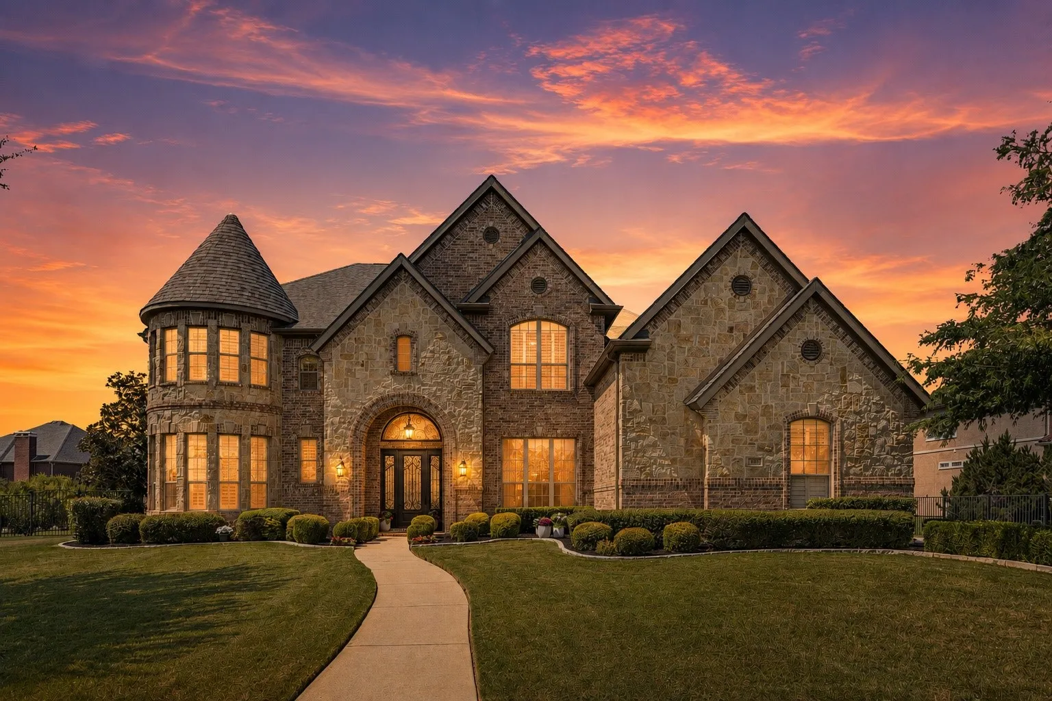 Largest lot and customized floor plan makes this property one to see!