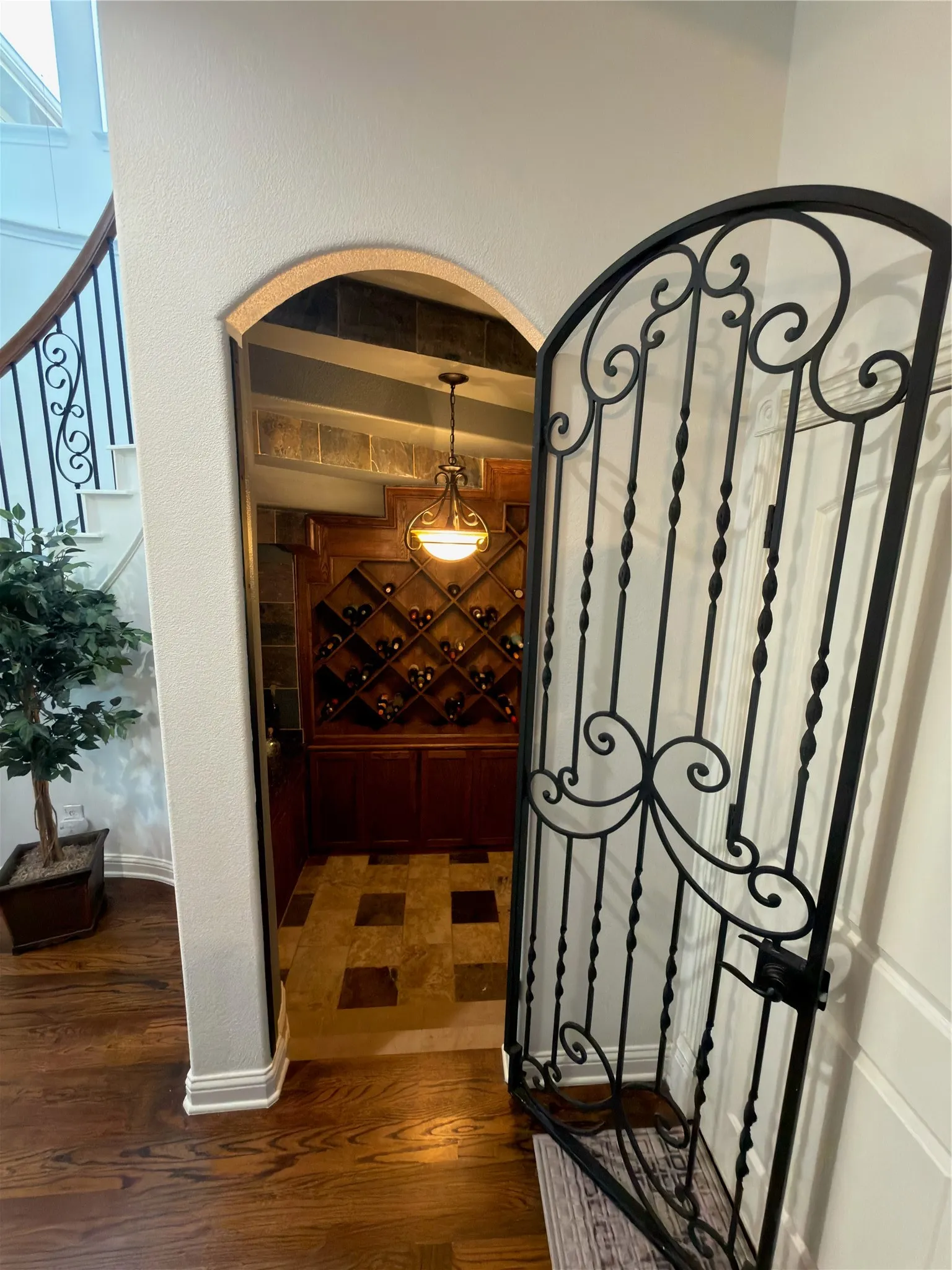 beautiful decorative wrought iron gate