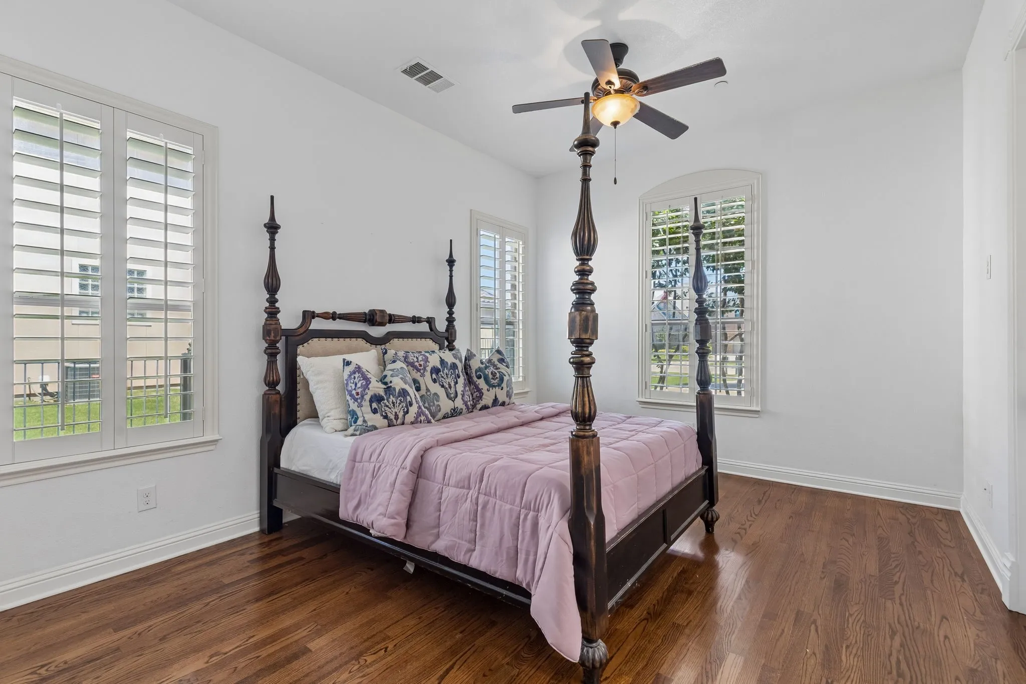 Guest bedroom is on 1st floor and has ensuite and large WIC