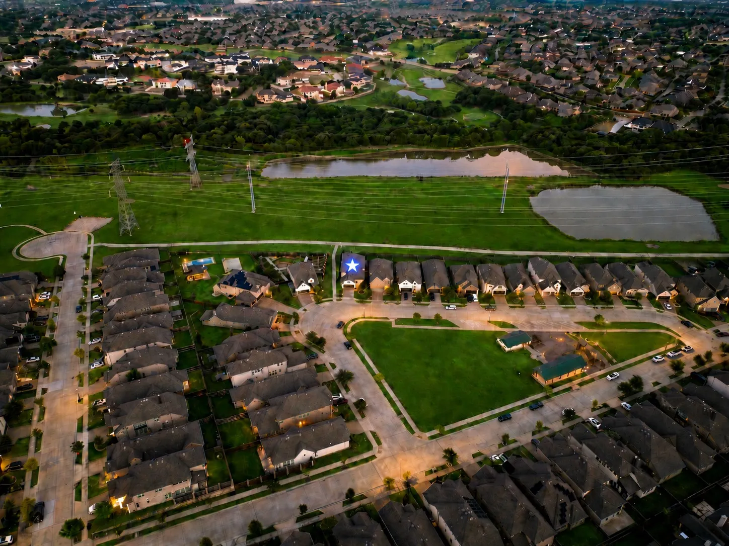 Oriel backs to greenbelt and pond and faces greenspace!