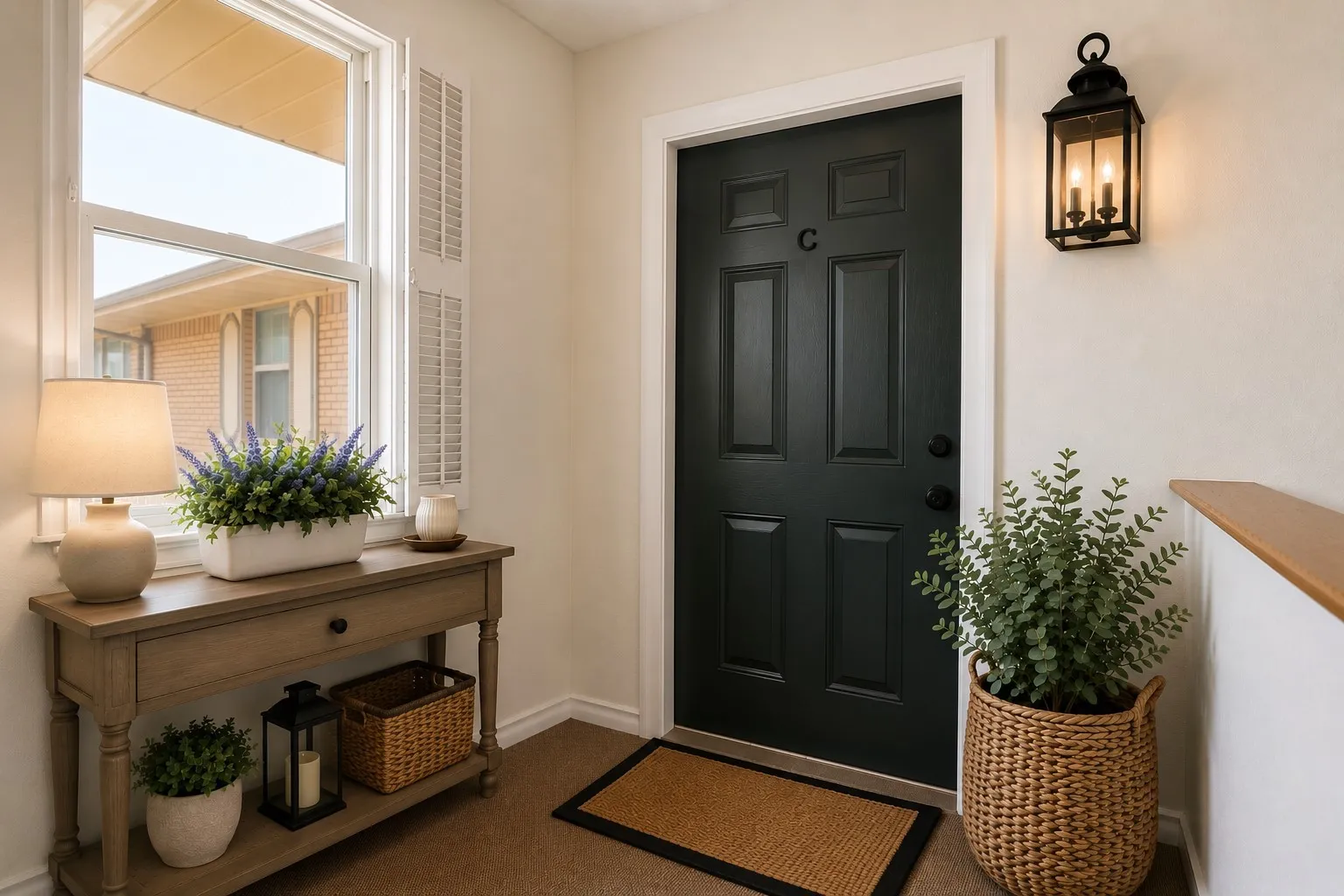 Virtually decorated entry