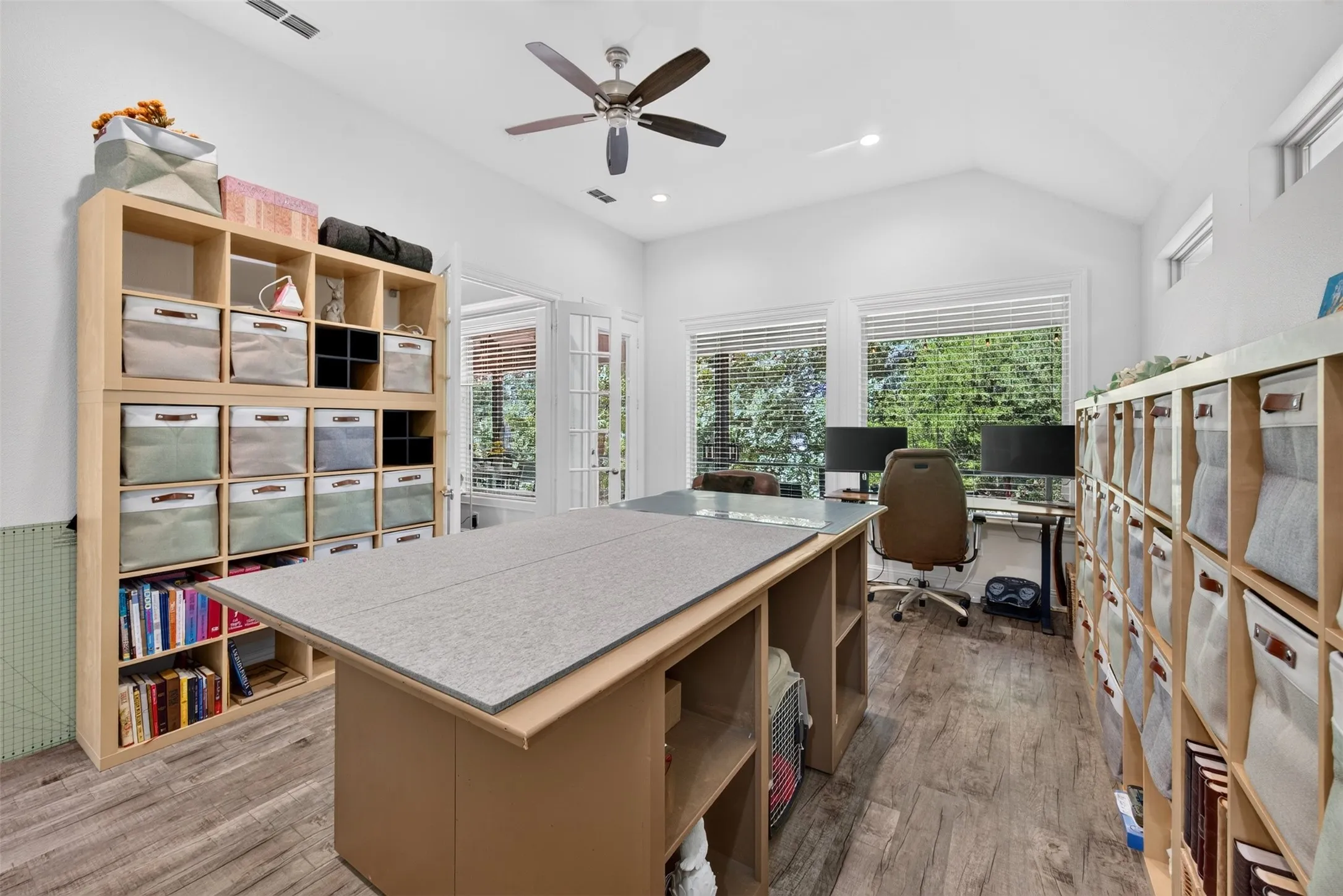 Craft room w/a view