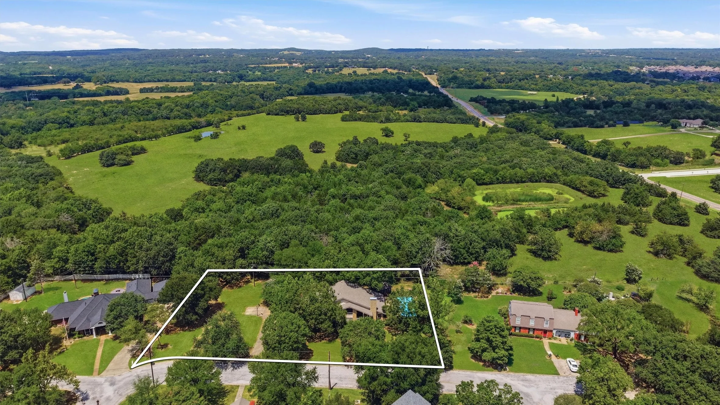 The Land is .88 of an Acre