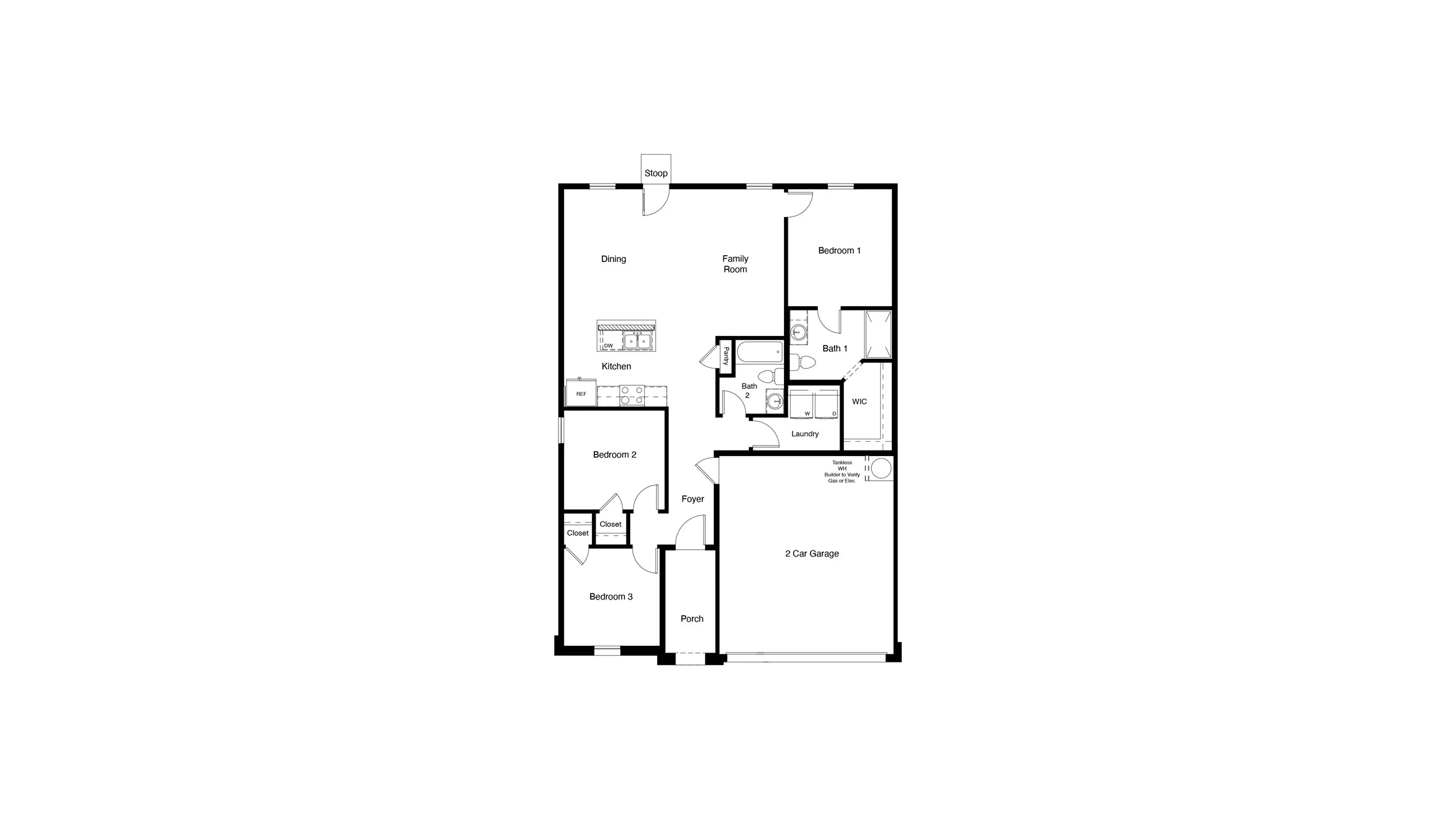 D.R. Horton's Ellis floor plan- All Home and community information, including pricing, included features, terms, availability and amenities, are subject to change at any time without notice or obligation. All Drawings, pictures, photographs, video, square footages, floor plans, elevations, features, colors and sizes are approximate for illustration purposes only and will vary from the homes as built.