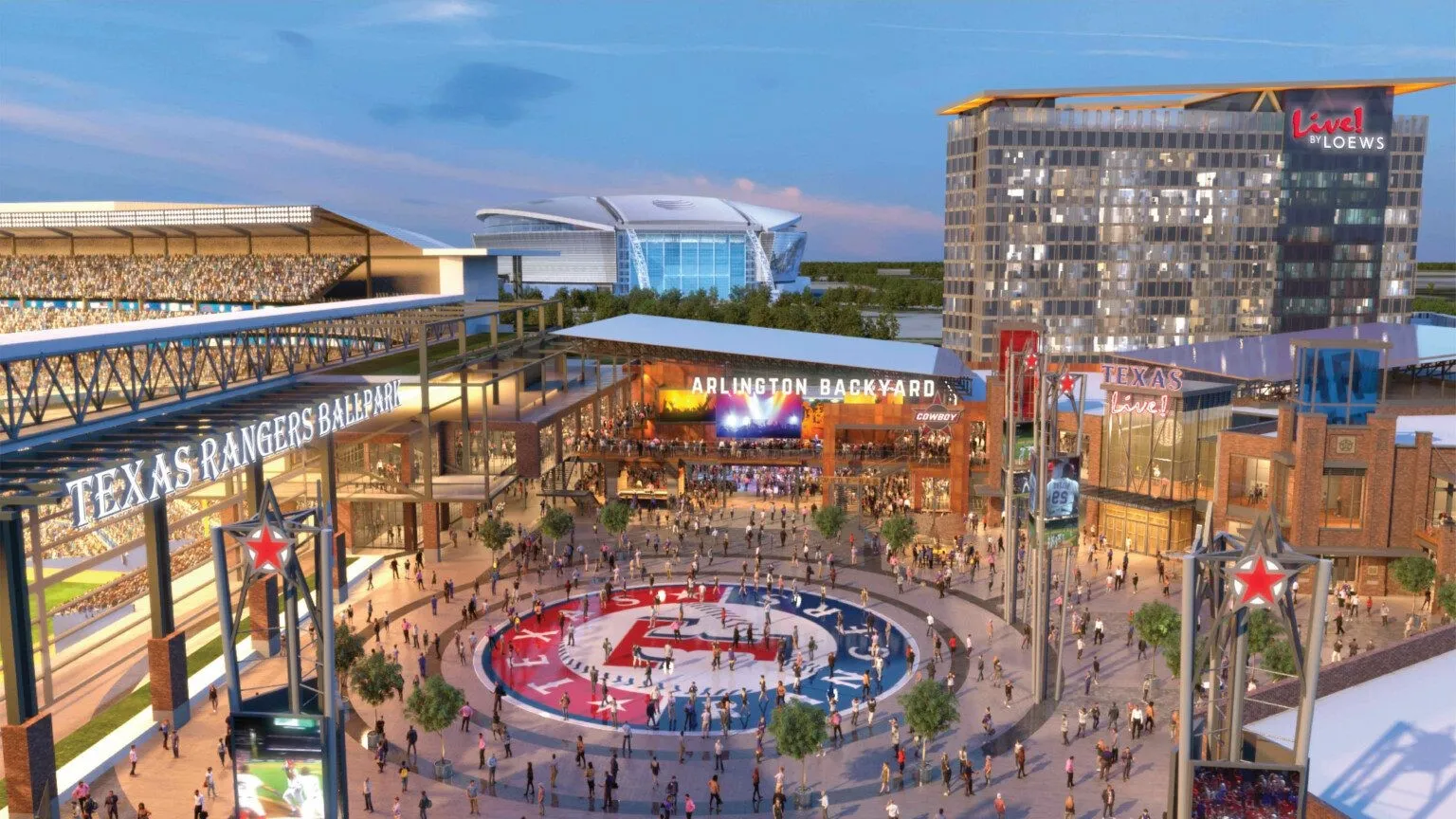Minutes from Arlington’s Entertainment District