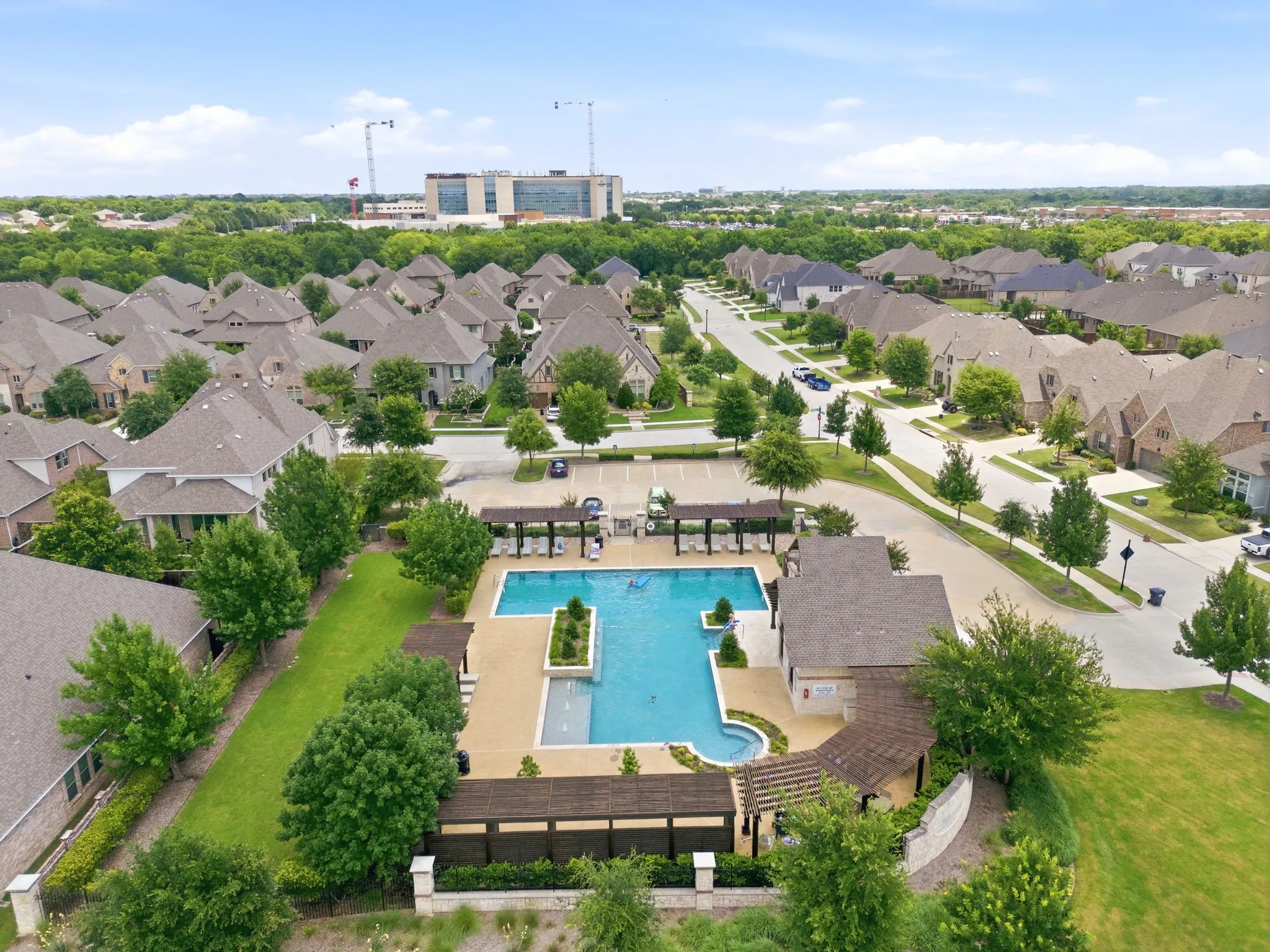 This is the pool just for the gated section that this home is part of.