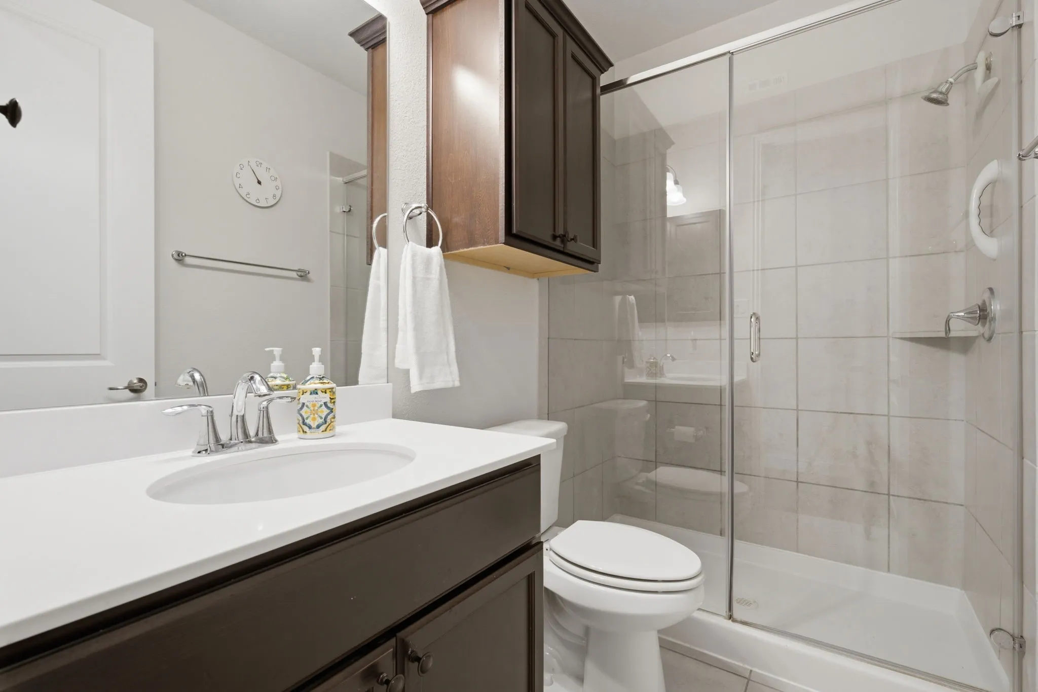 Large walk in shower