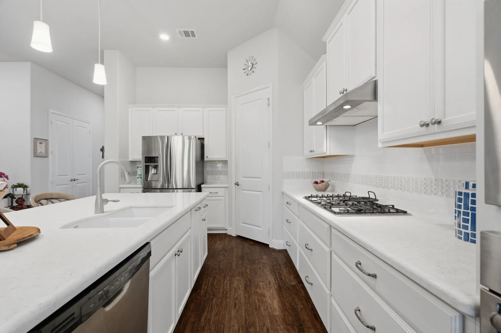 Quartz Countertops, Corner Pantry, Lots of Storage
