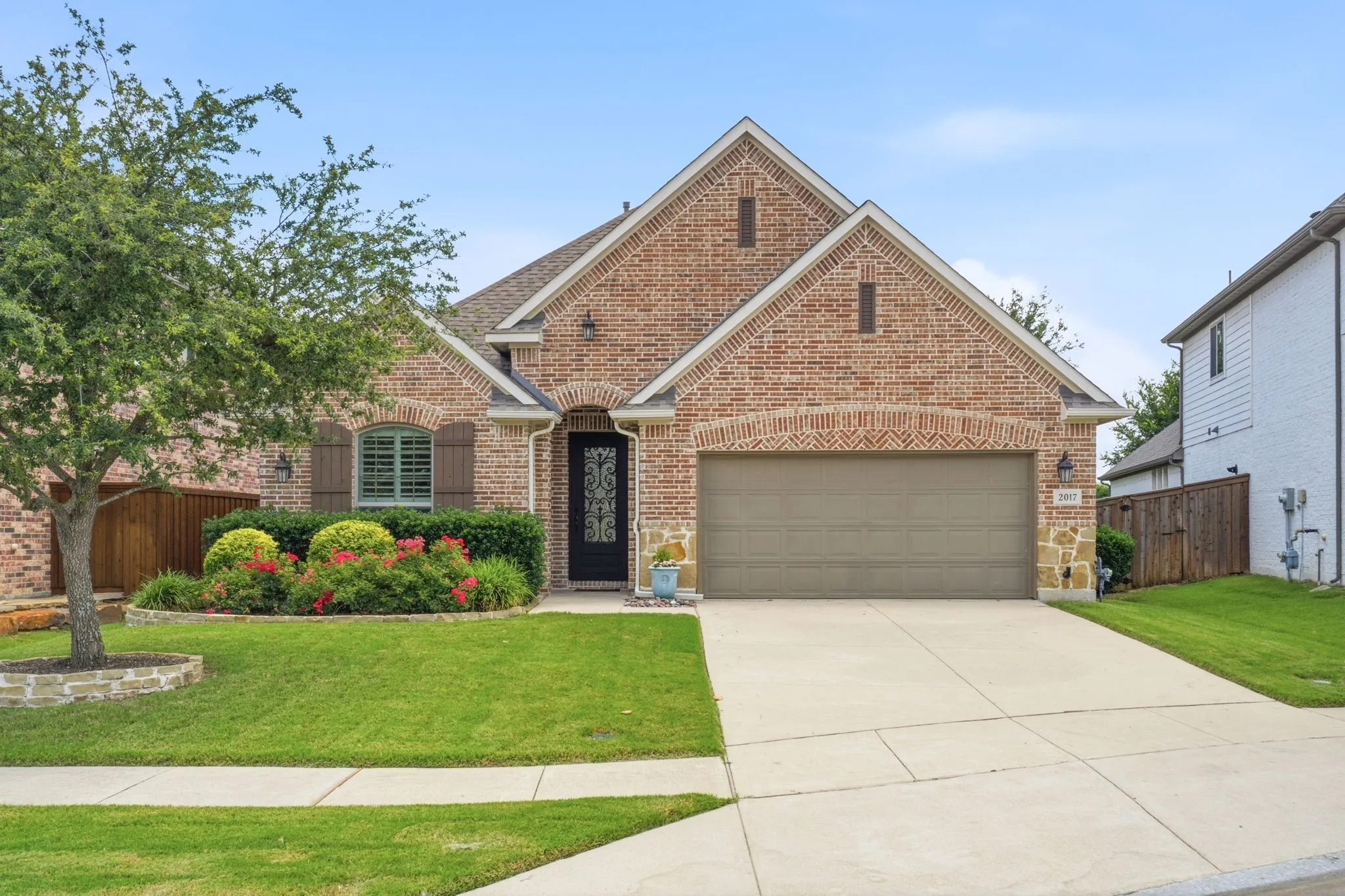 Immaculate Single Story, Built By Taylor Morrison in 2018. Brick and Stone, 3 bedroom, 3 full baths, plus office.