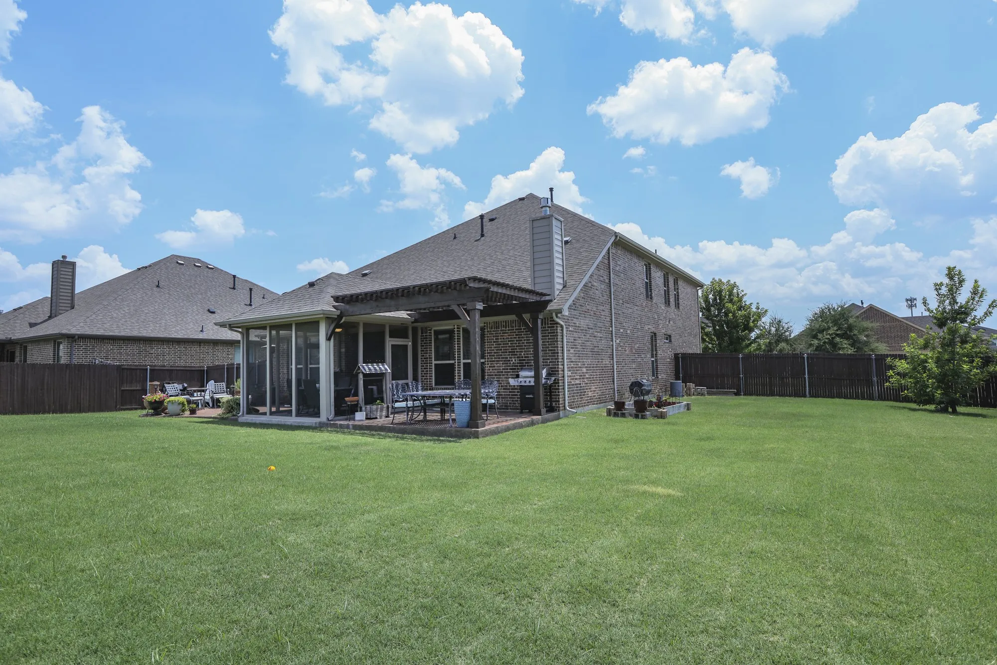 Beautiful pool sized backyard!