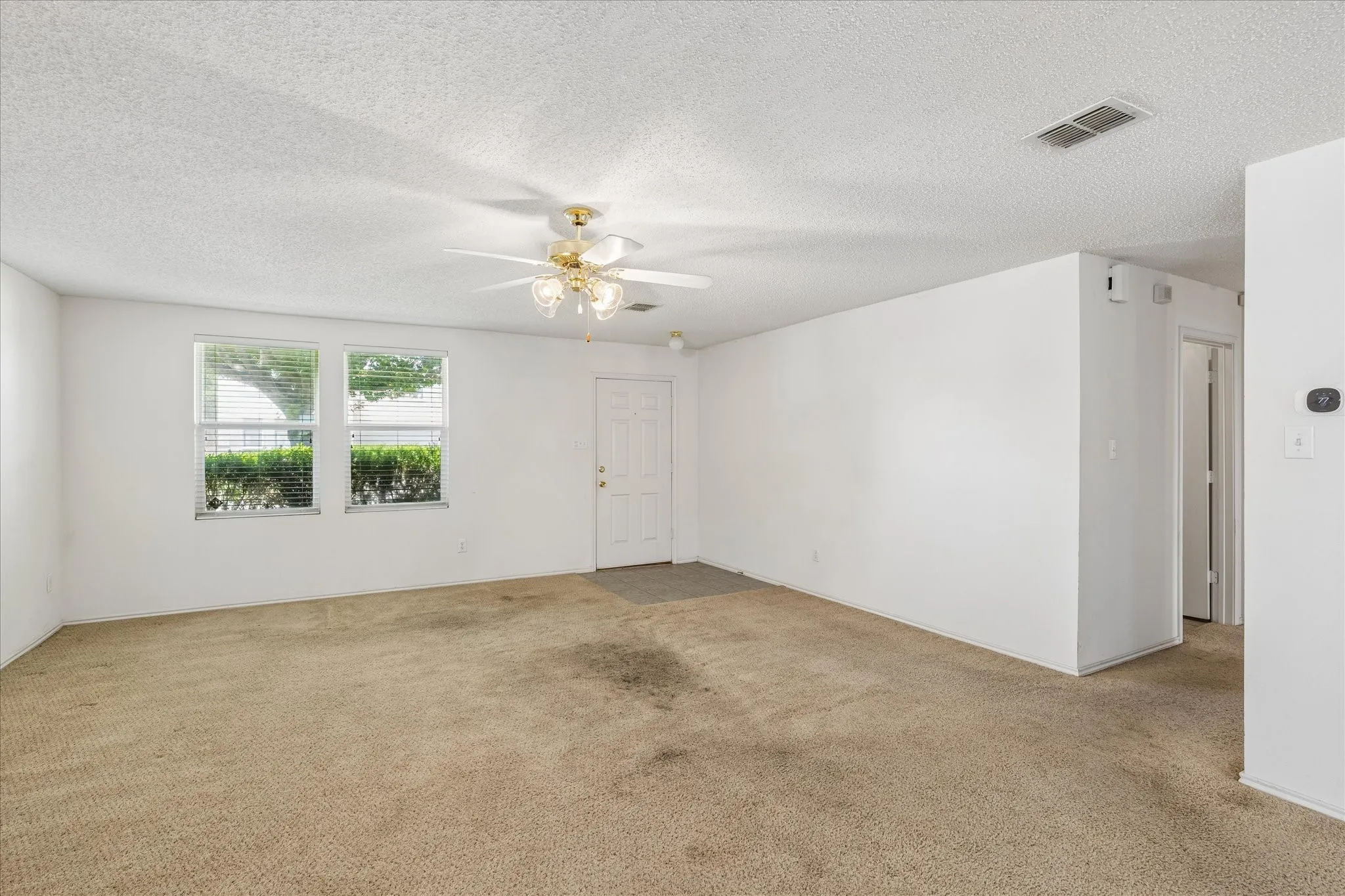 Seller will consider 2500 flooring allowance with acceptable offer.
