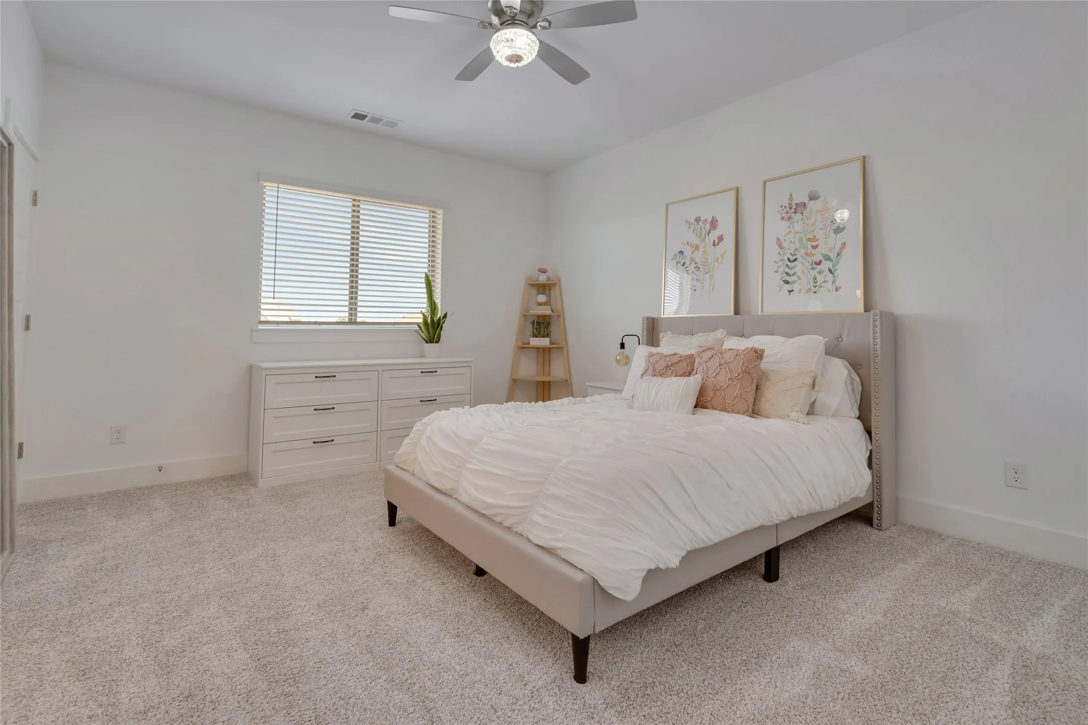 Bedroom #3 with large walk in closet and ensuite bath.