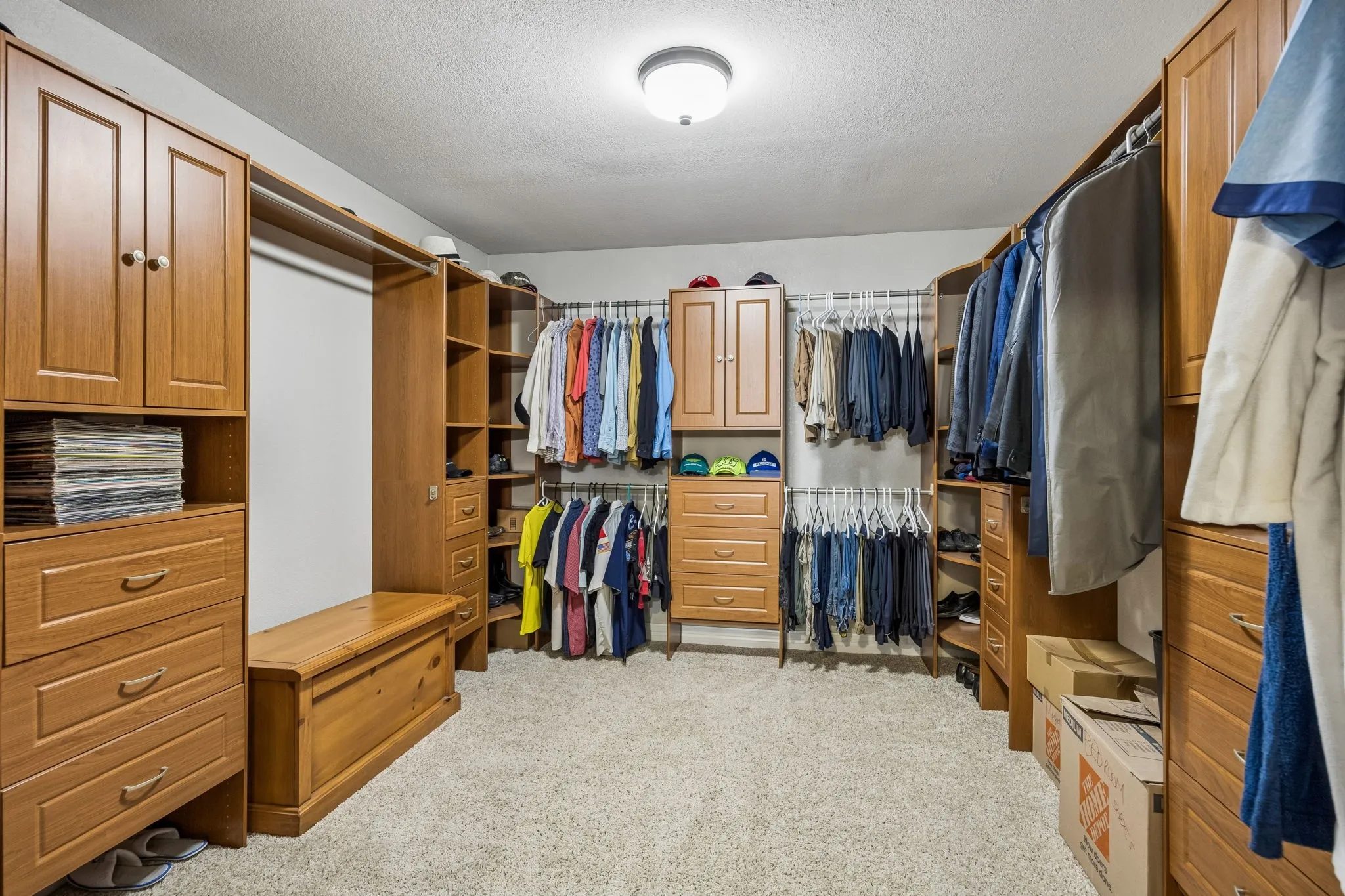 Custom Walk-in Closet in Primary Bedroom
