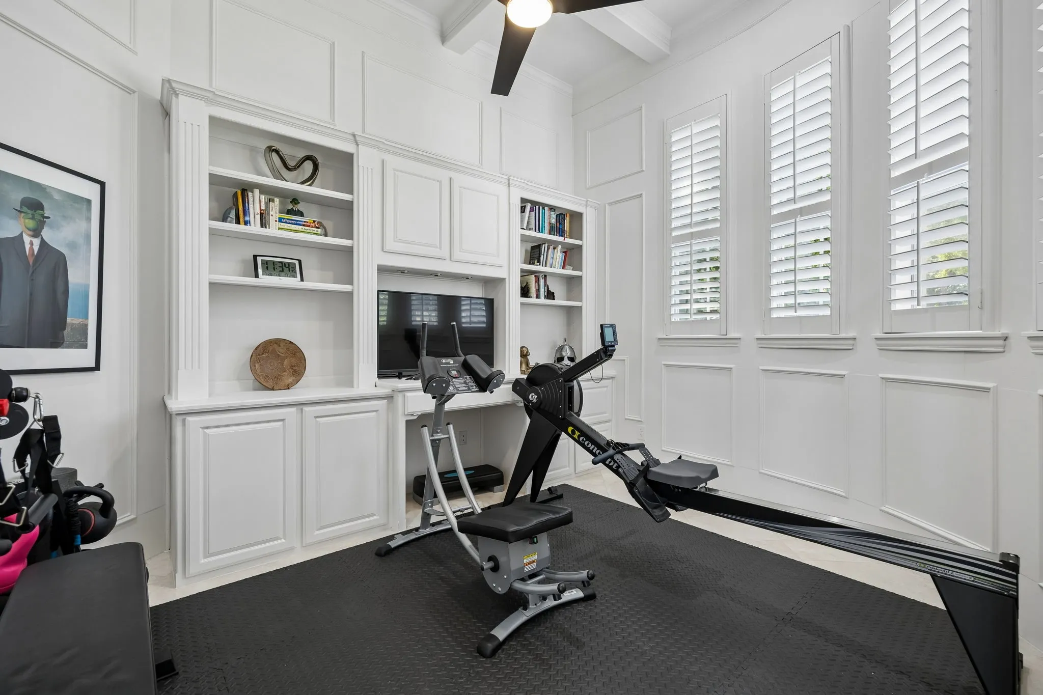 Currenlty being used as an exercise room.