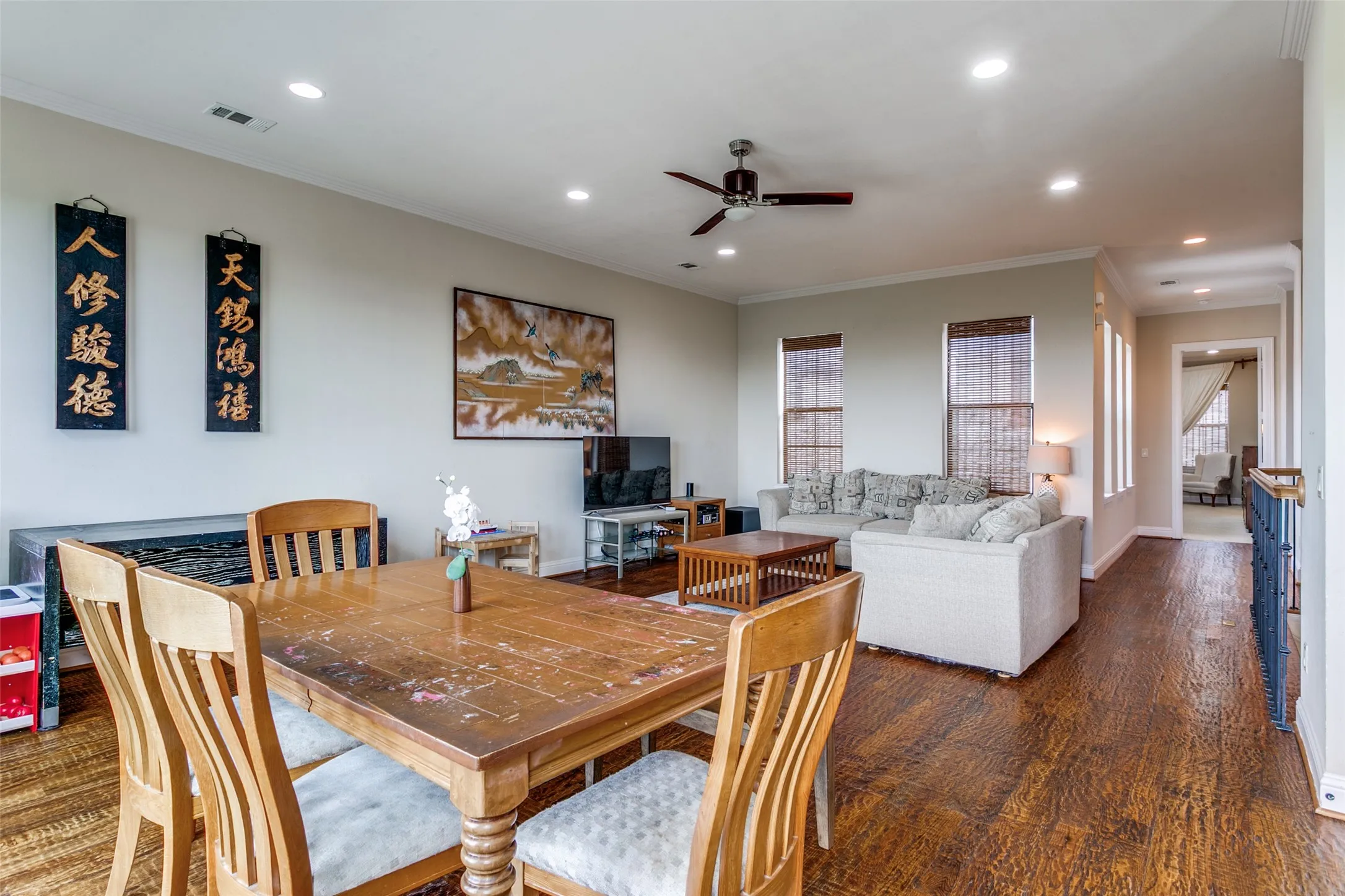 Inviting dining area with a bright and open feel that is well suited for everyday meals or hosting guests.