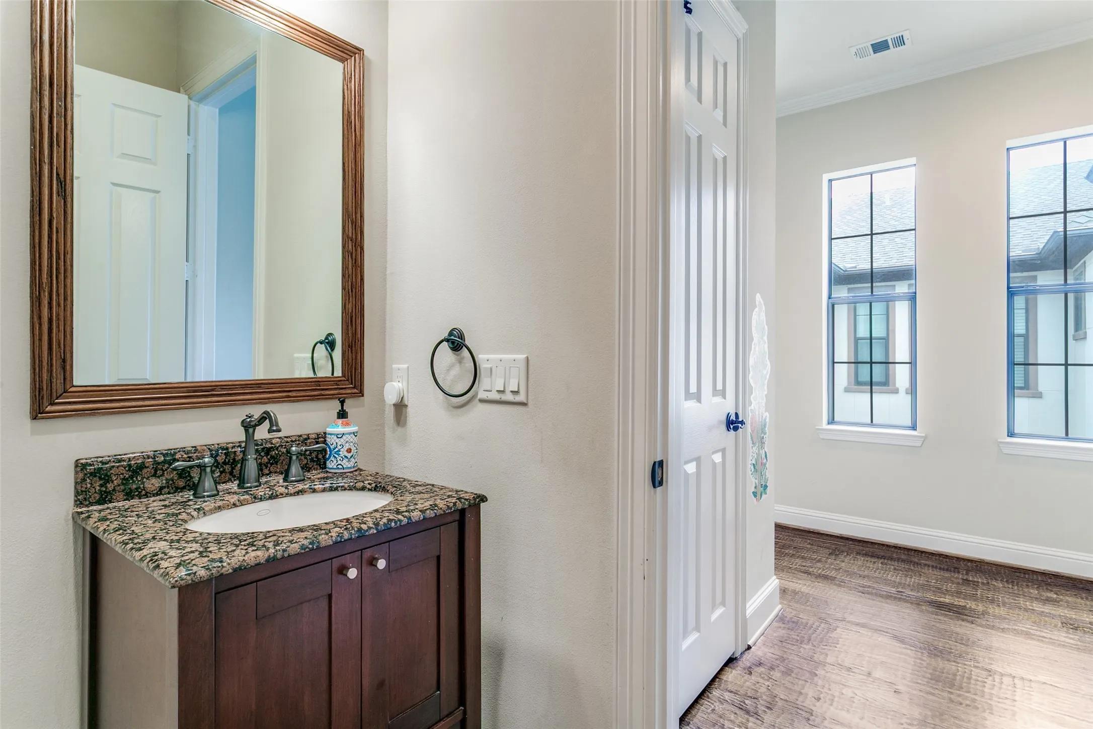 Conveniently located second floor powder bath.