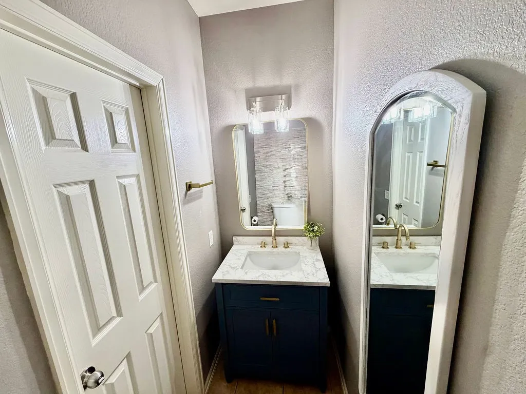Half bath downstairs