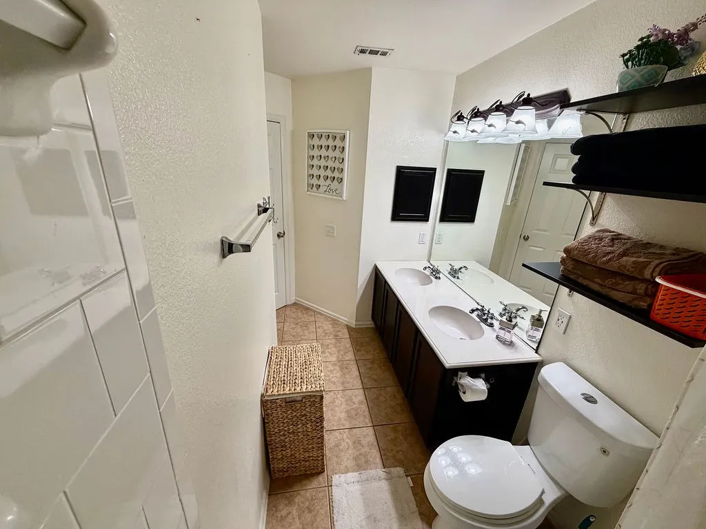 Secondary bathroom