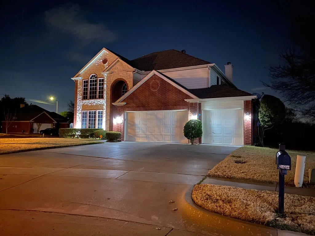 Front night view