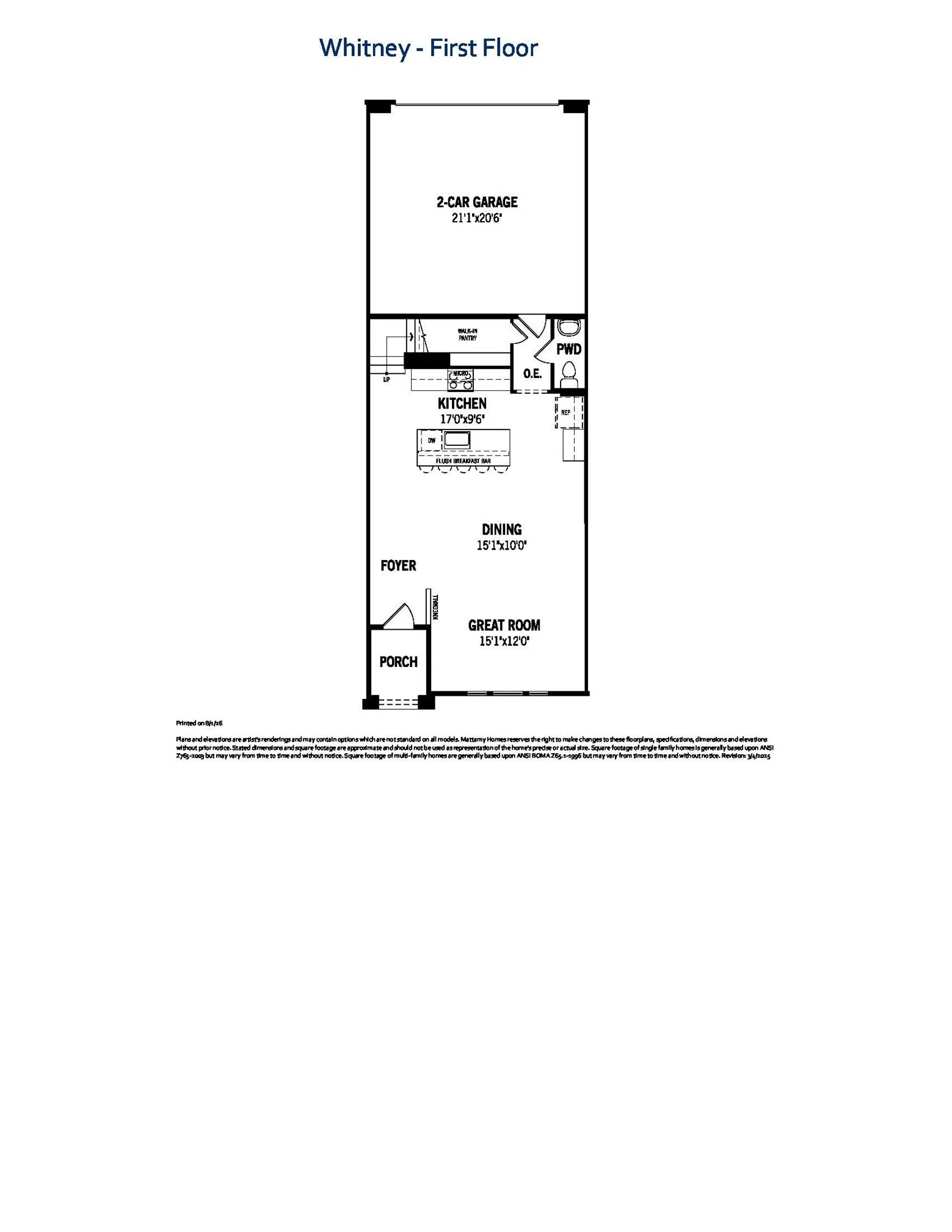 Whitney - First Floor