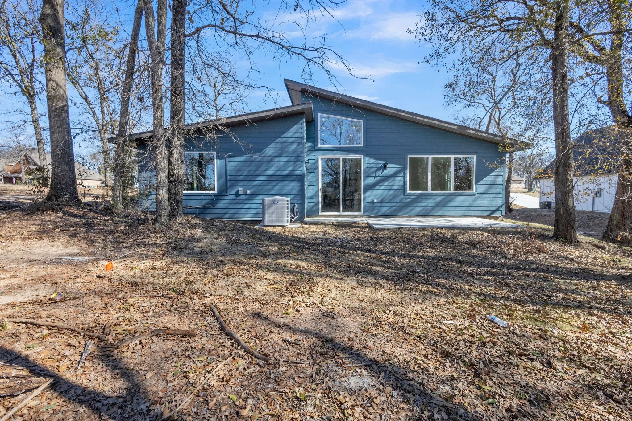 Back of property with a patio area