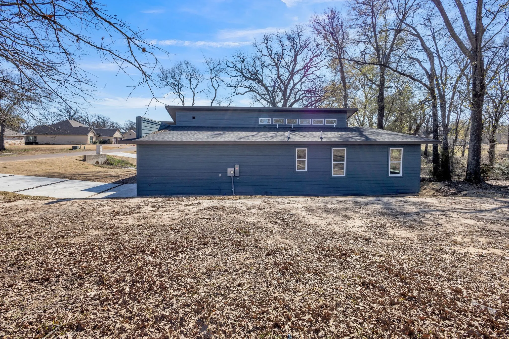 View of back of property