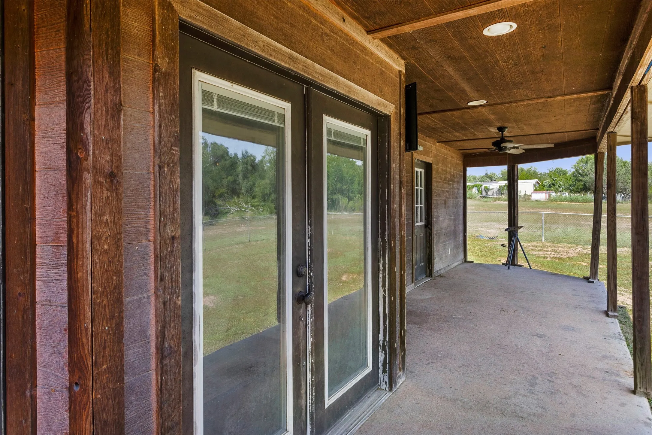 Hang Out On The Covered Back Porch