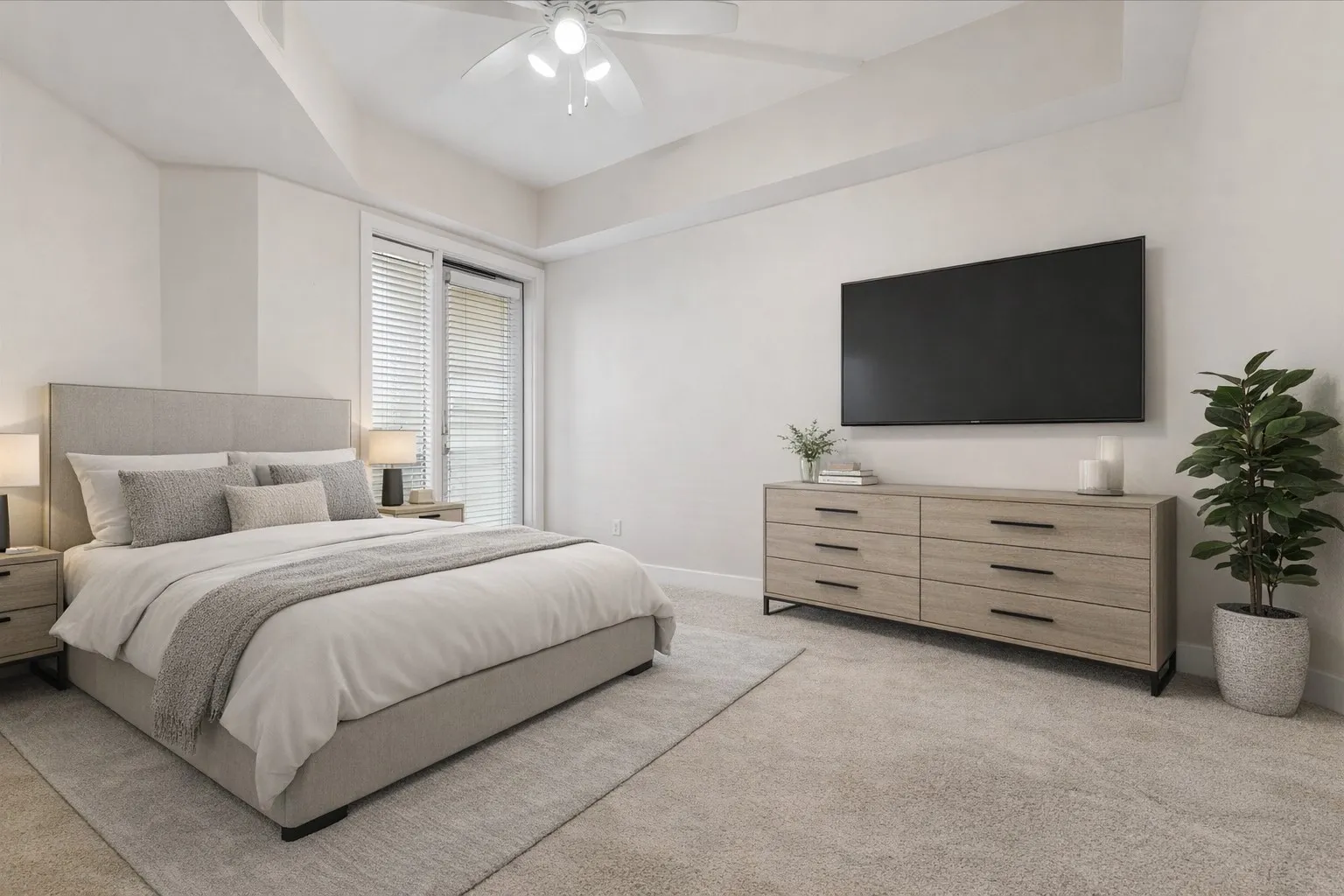 Master Bedroom on the main floor