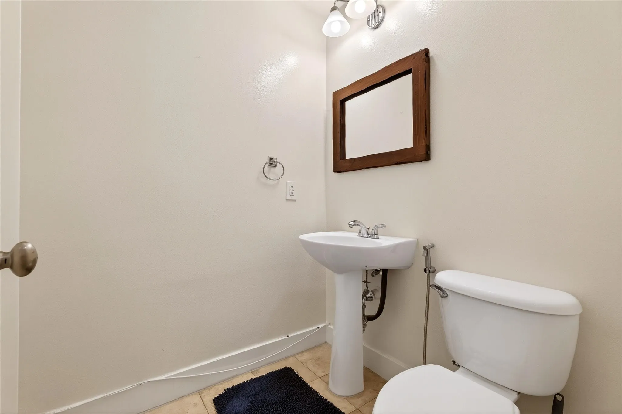 Half bath on the main floor