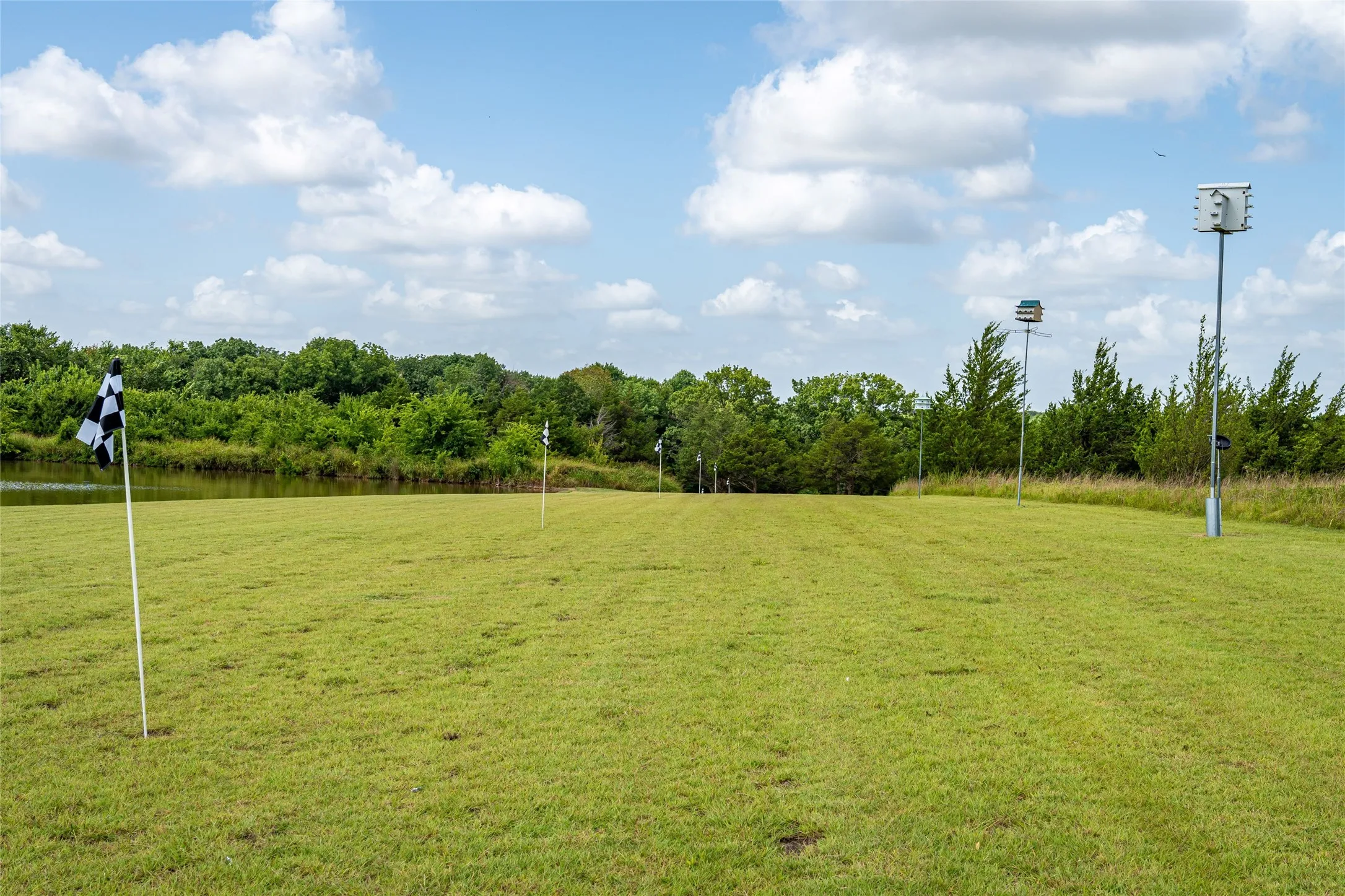 Driving range for golf enthusiasts. There are 3 2-passenger folf cars, and a 8-passenter electric golf cart to easily navigate the property and enjoyment.