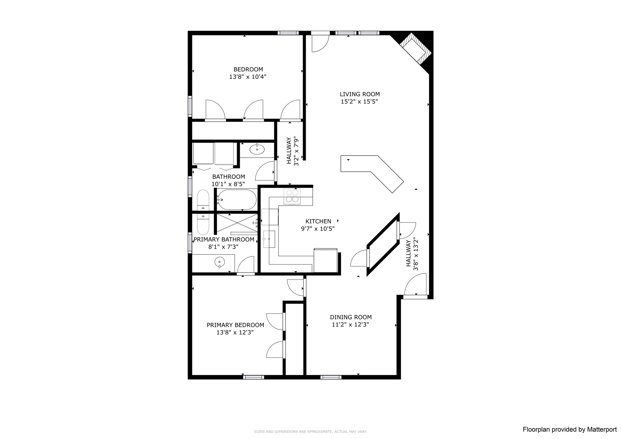 Floorplan with split bedrooms