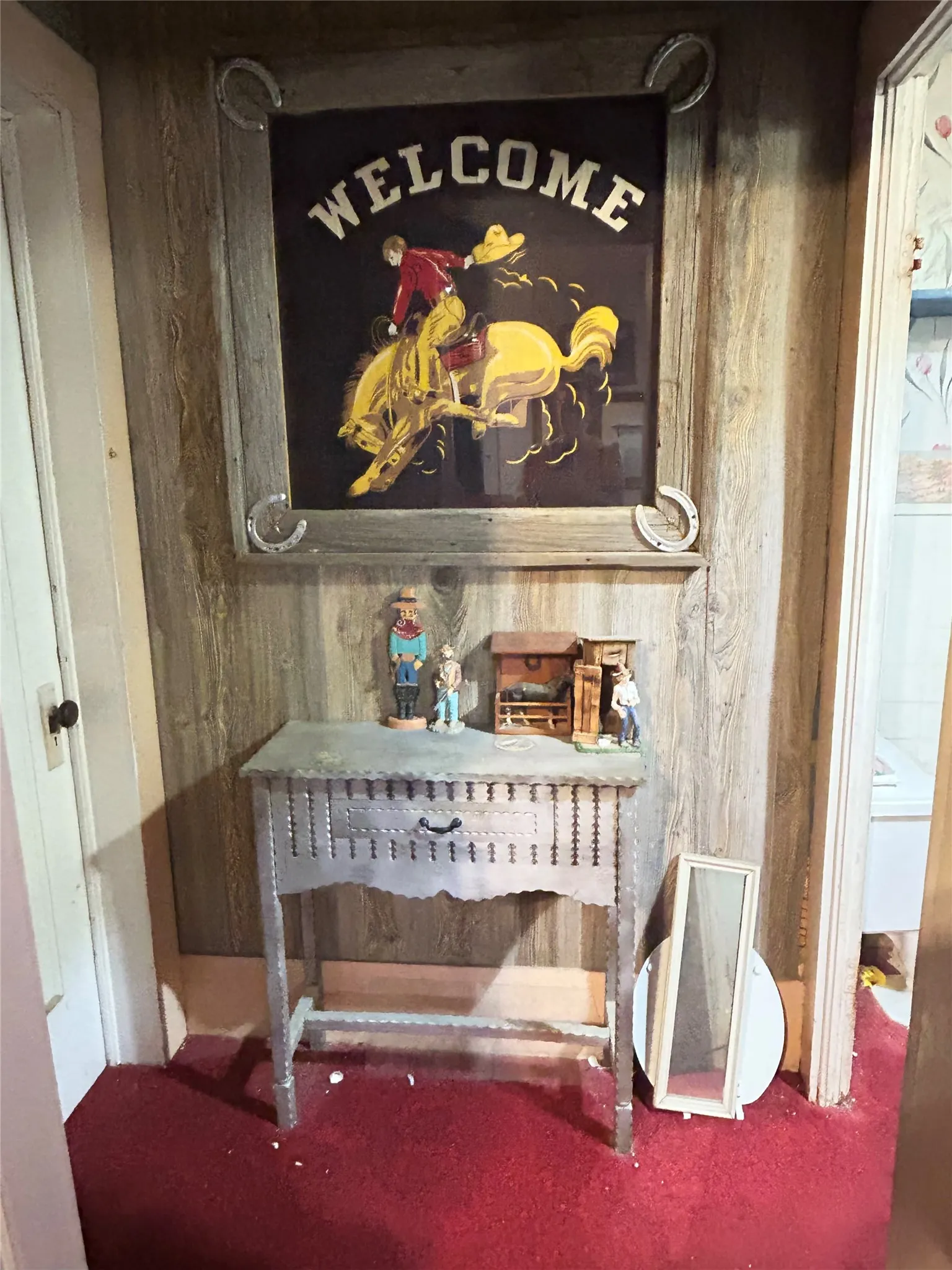 A perfect place to display some artwork.