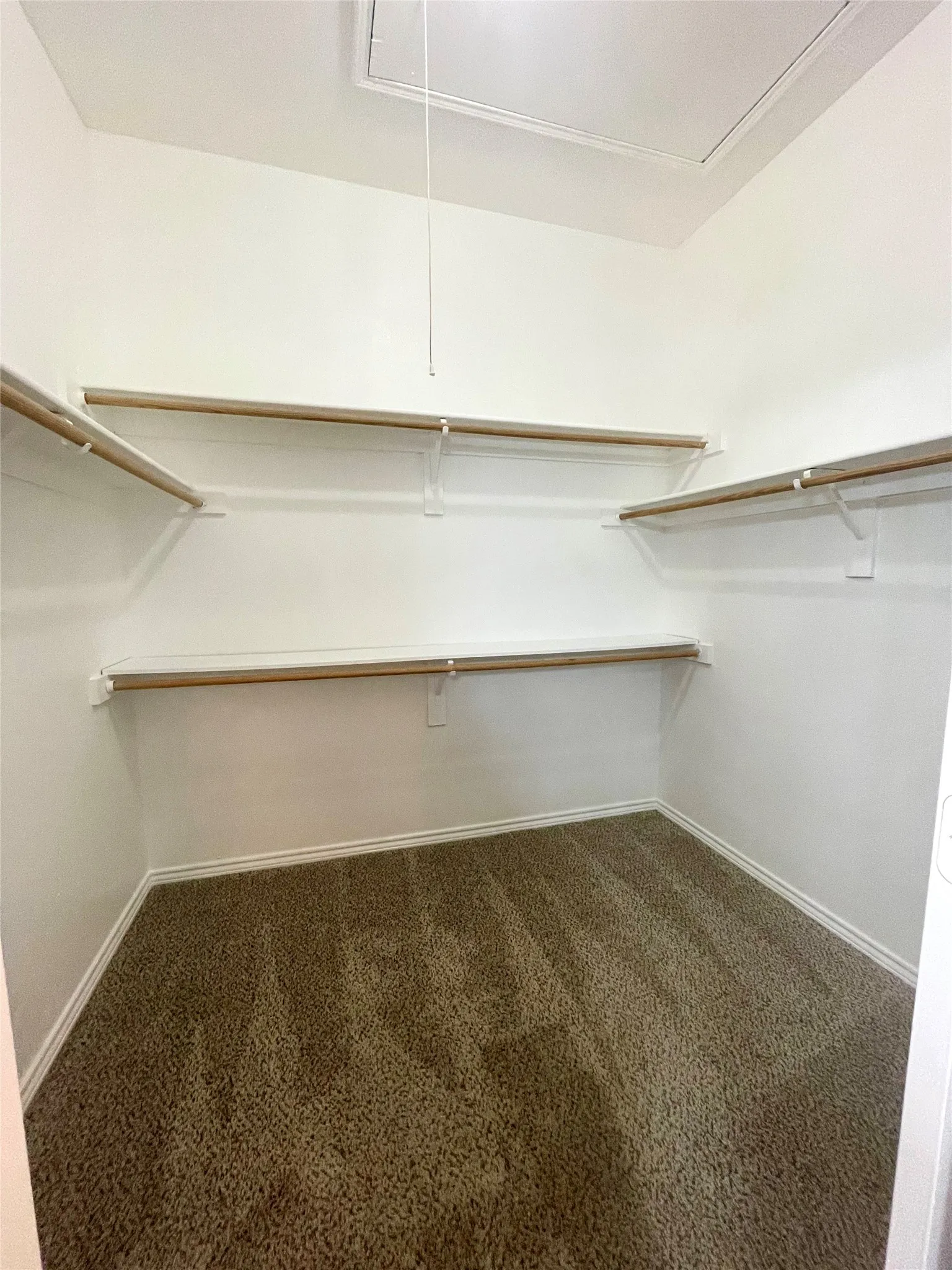 Primary walk in closet