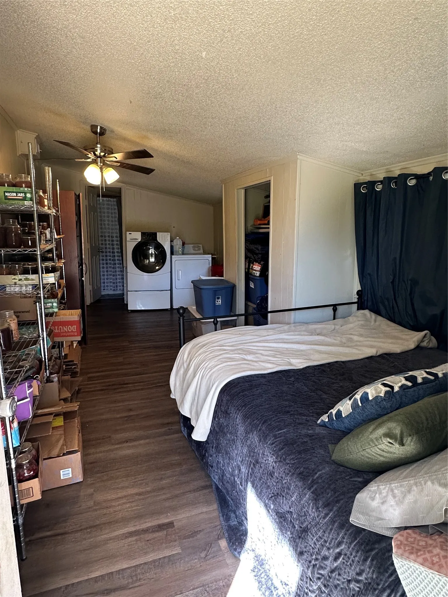 Room with exterior door, washer and dryer, Can be used as a 4th bedroom