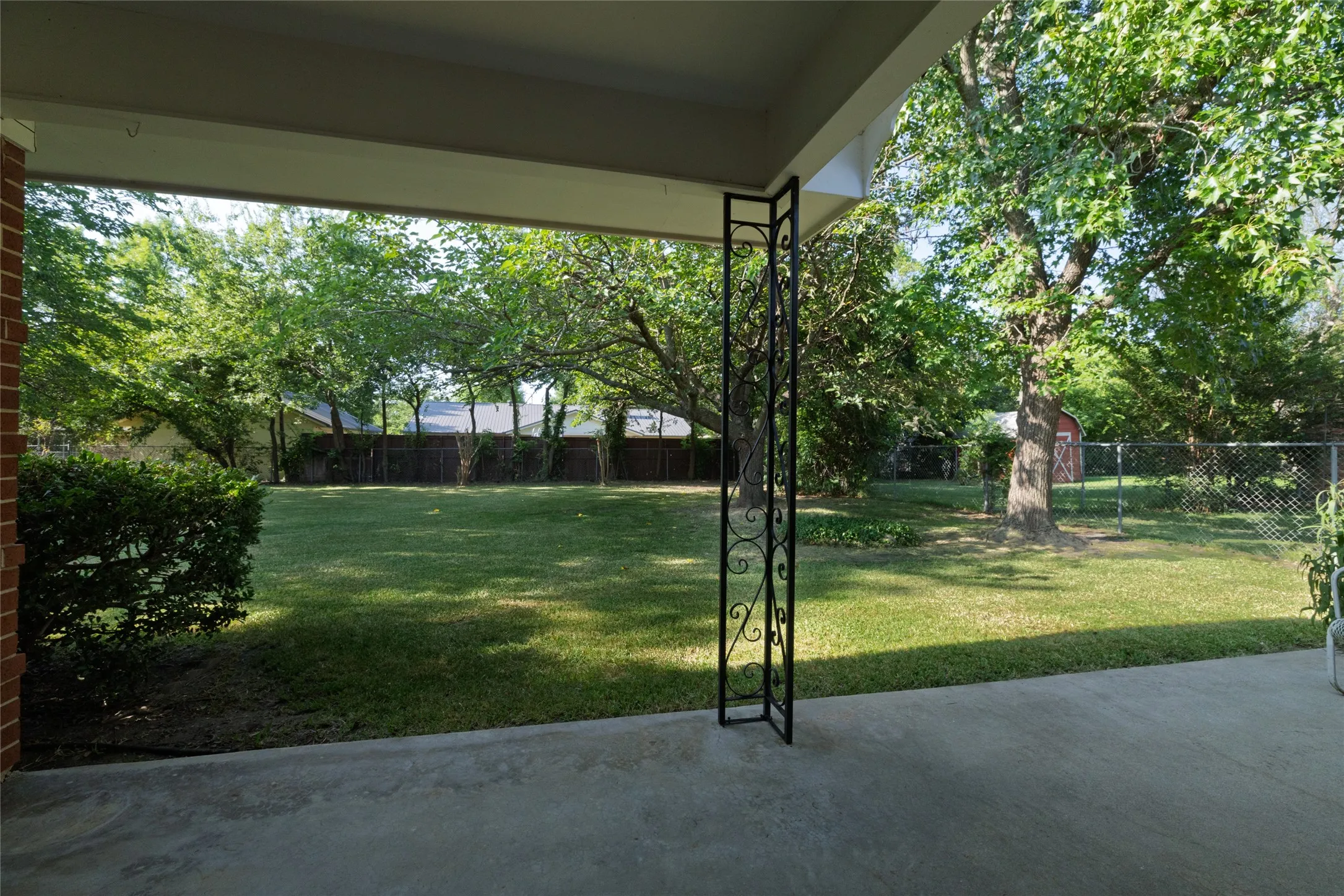 Covered Back Patio