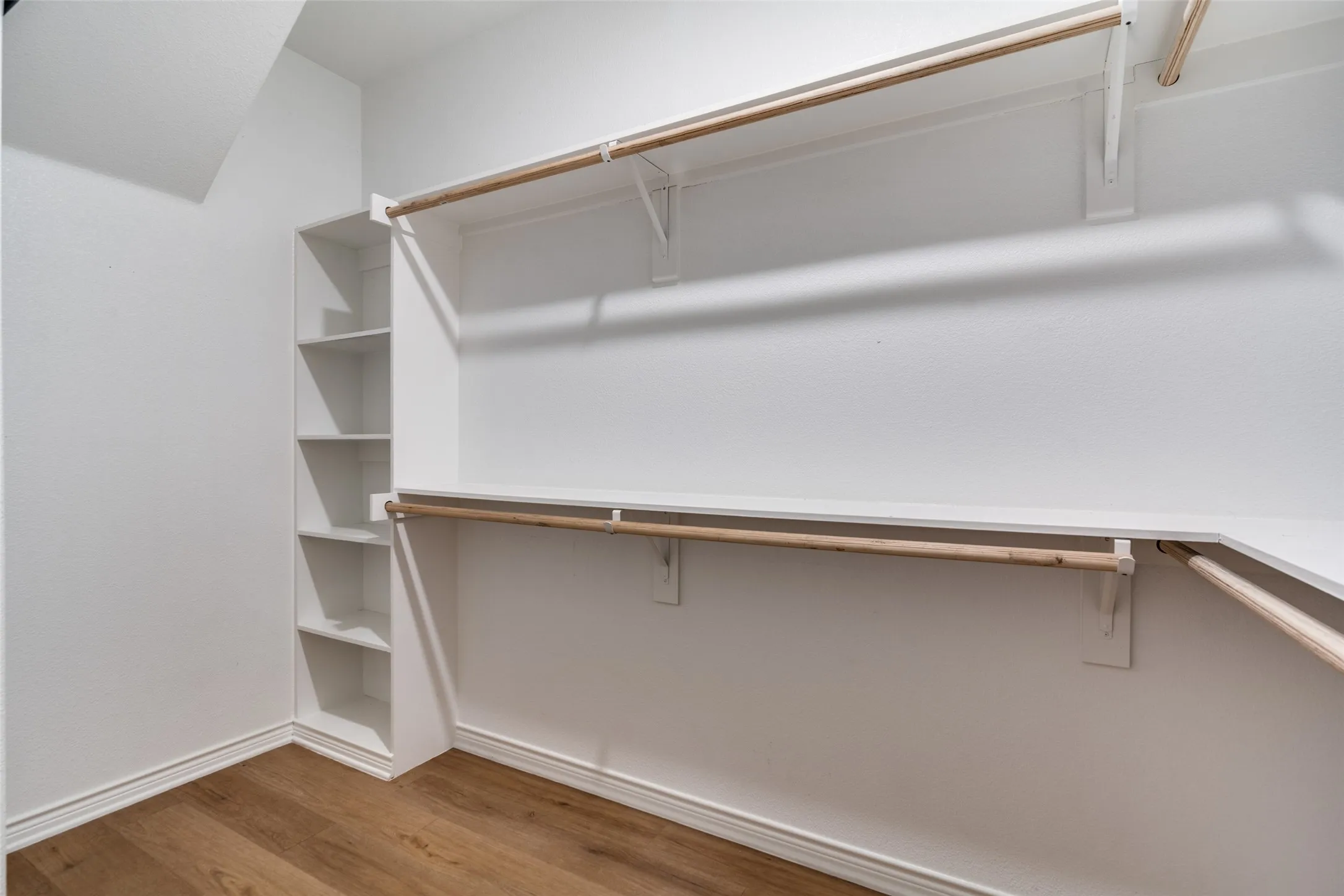 Oversized walk in closet