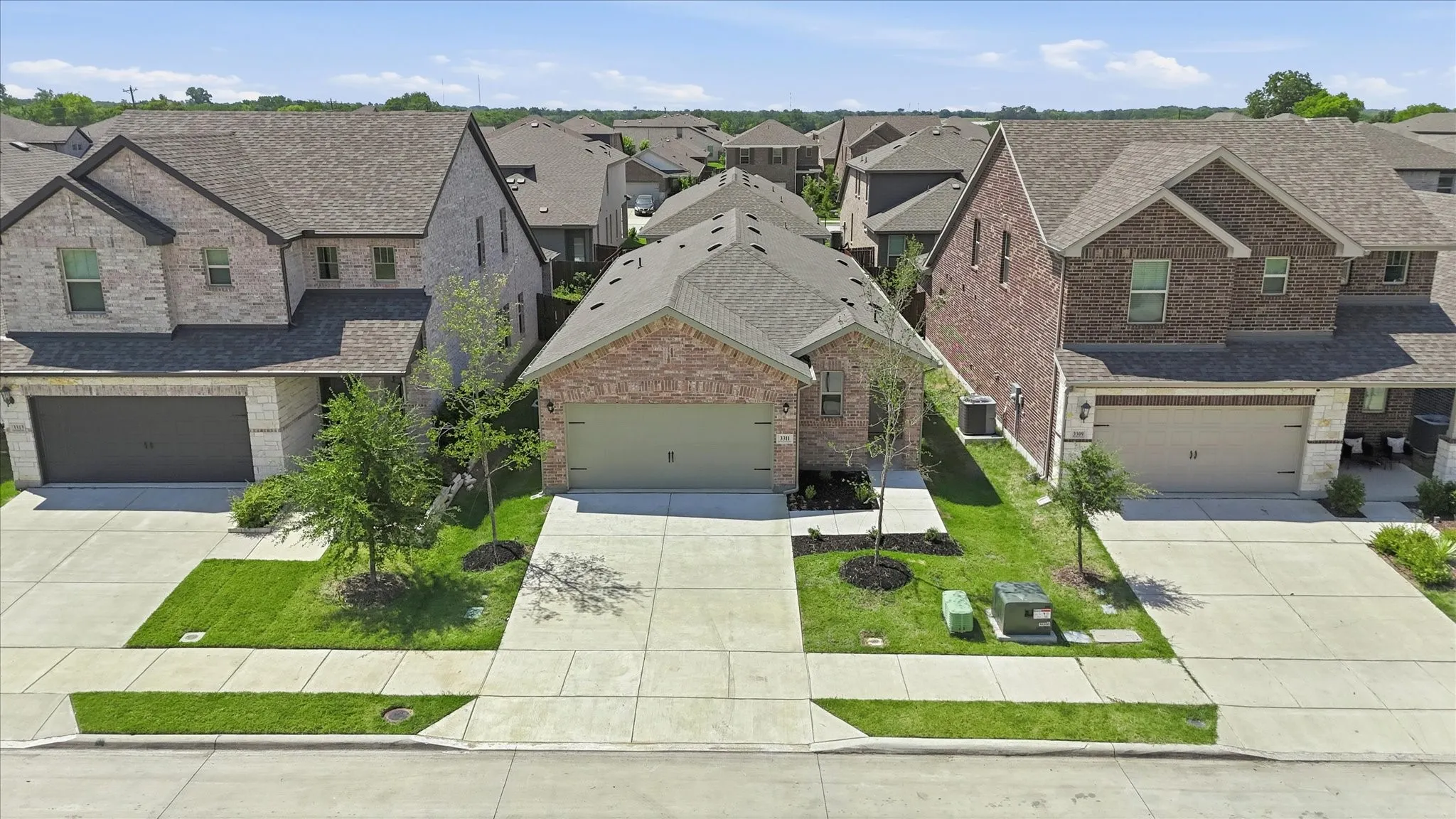 Drone view of the property.