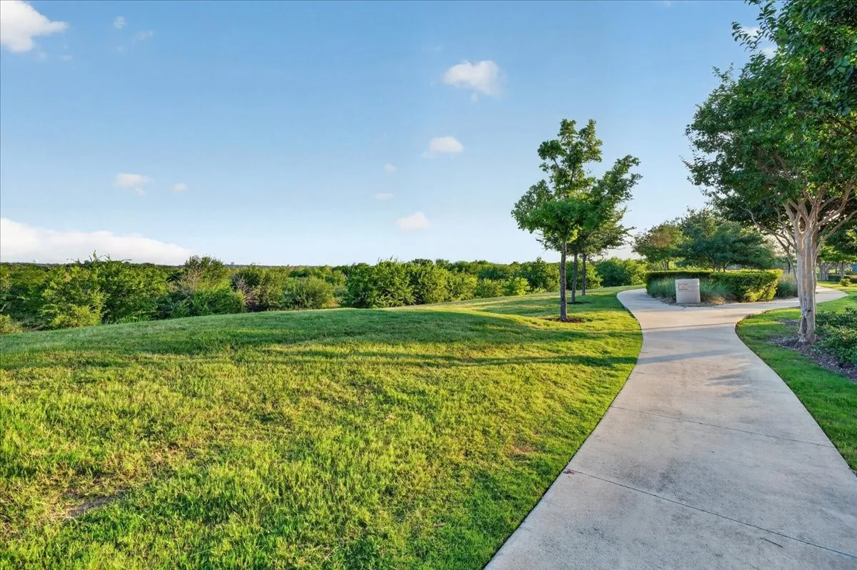 Greenbelt & trails across the street