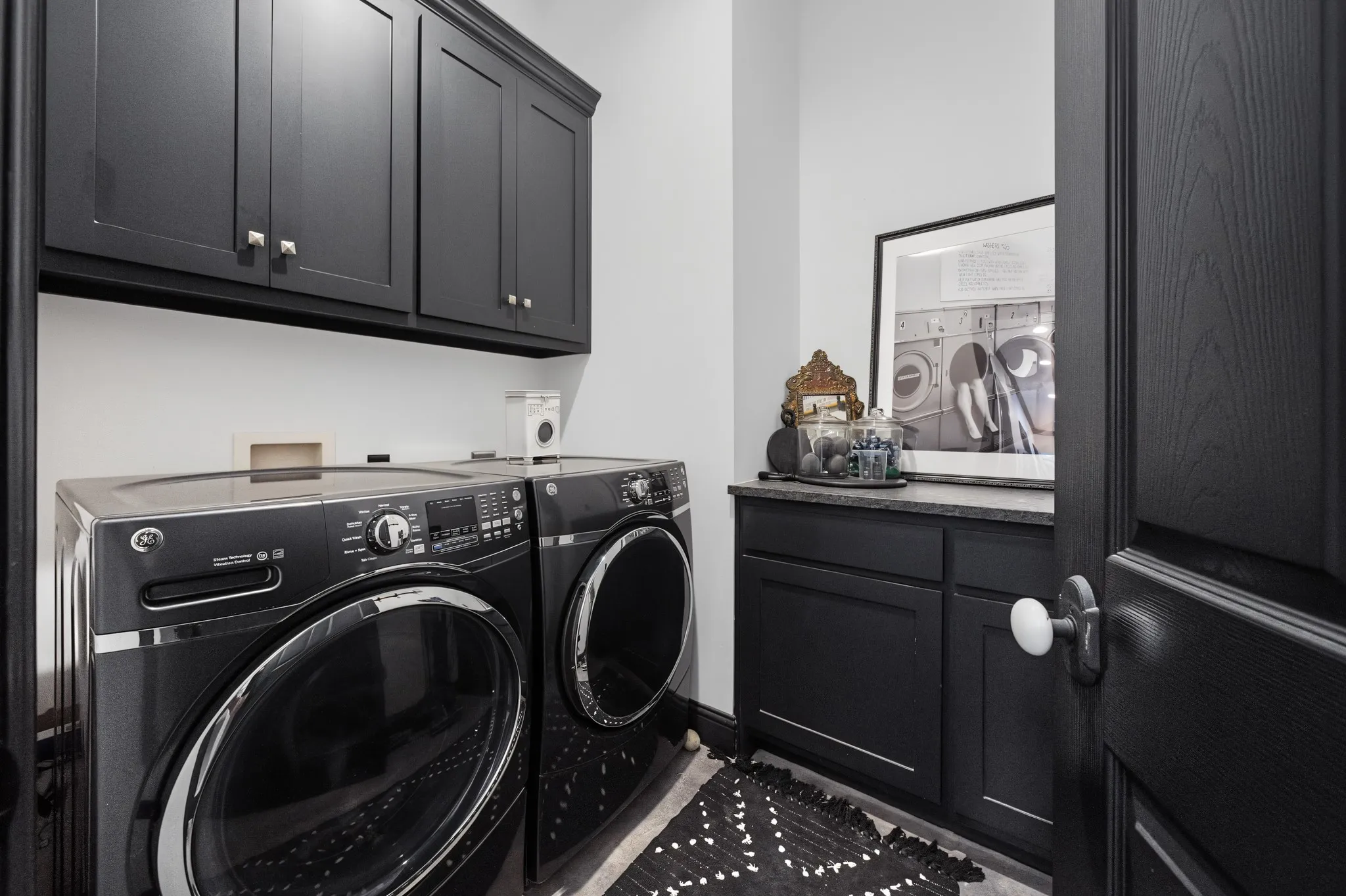 Downstairs utility room.