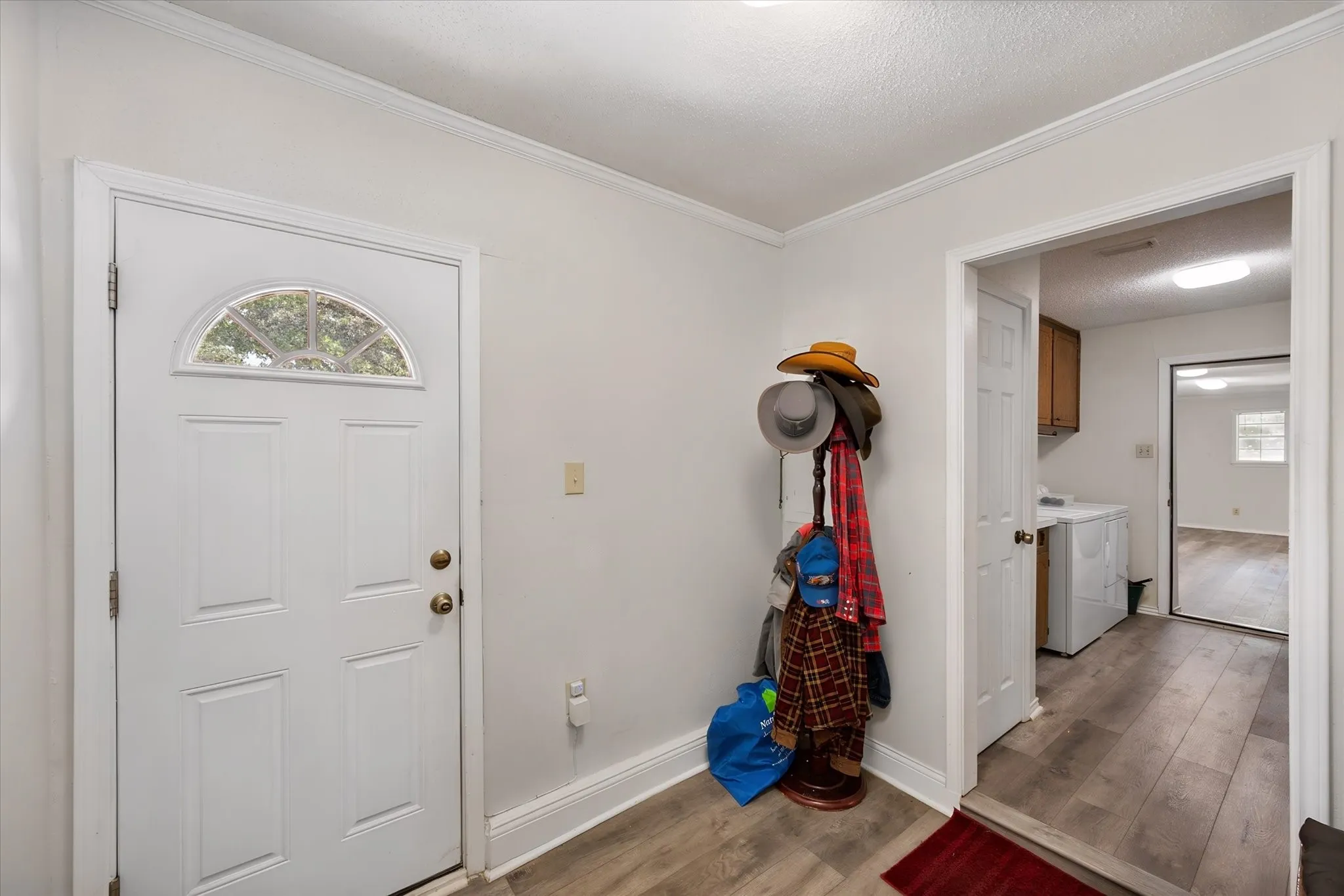 Side entrance, mud room