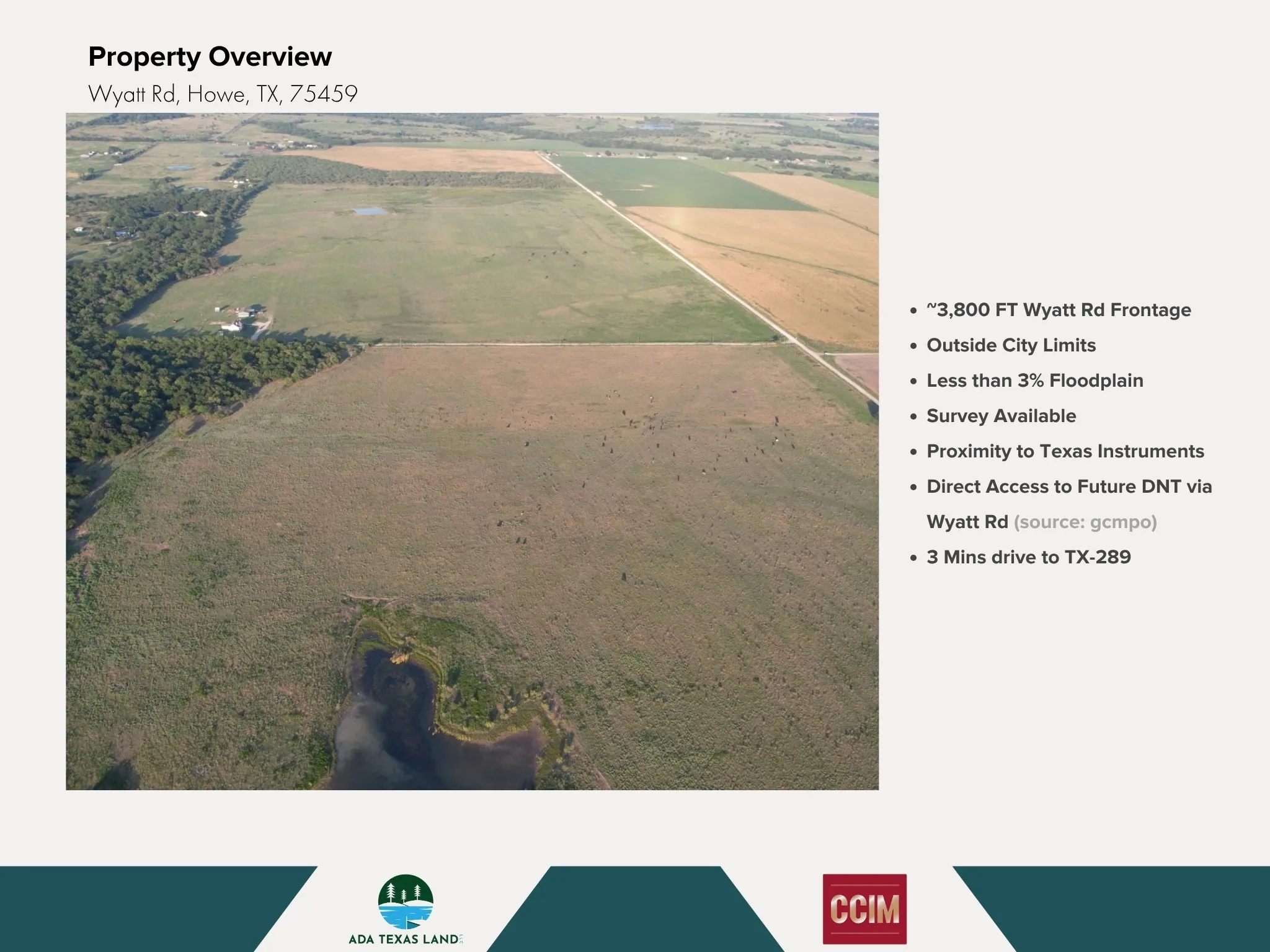 Unimproved Land For Sale in Grayson County , TBD 172.12 Wyatt Road, Howe, Texas 75092, 0, 0, Garage spaces, 0 Sqft, built in 0, Price $9,466,600, mls#21348222, Real Estate Agent in Howe, Homes For Sale in Grayson county, Homes For Sale in Howe, Realtor in Howe Texas, Real Estate Brokerage Independent Realty Texas, Luminita Cordes Realtor
