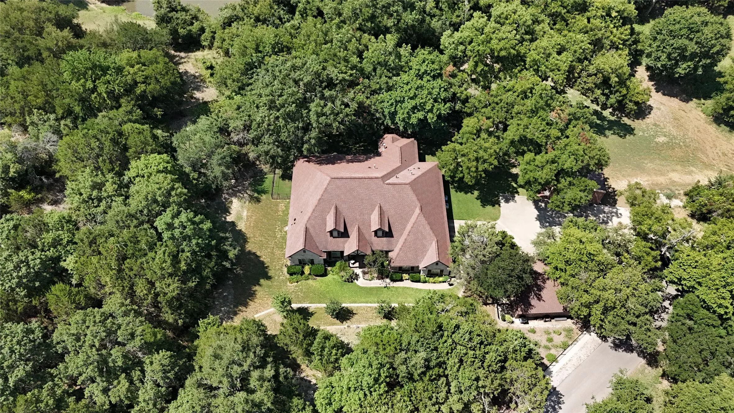 View of side of house and the ADU